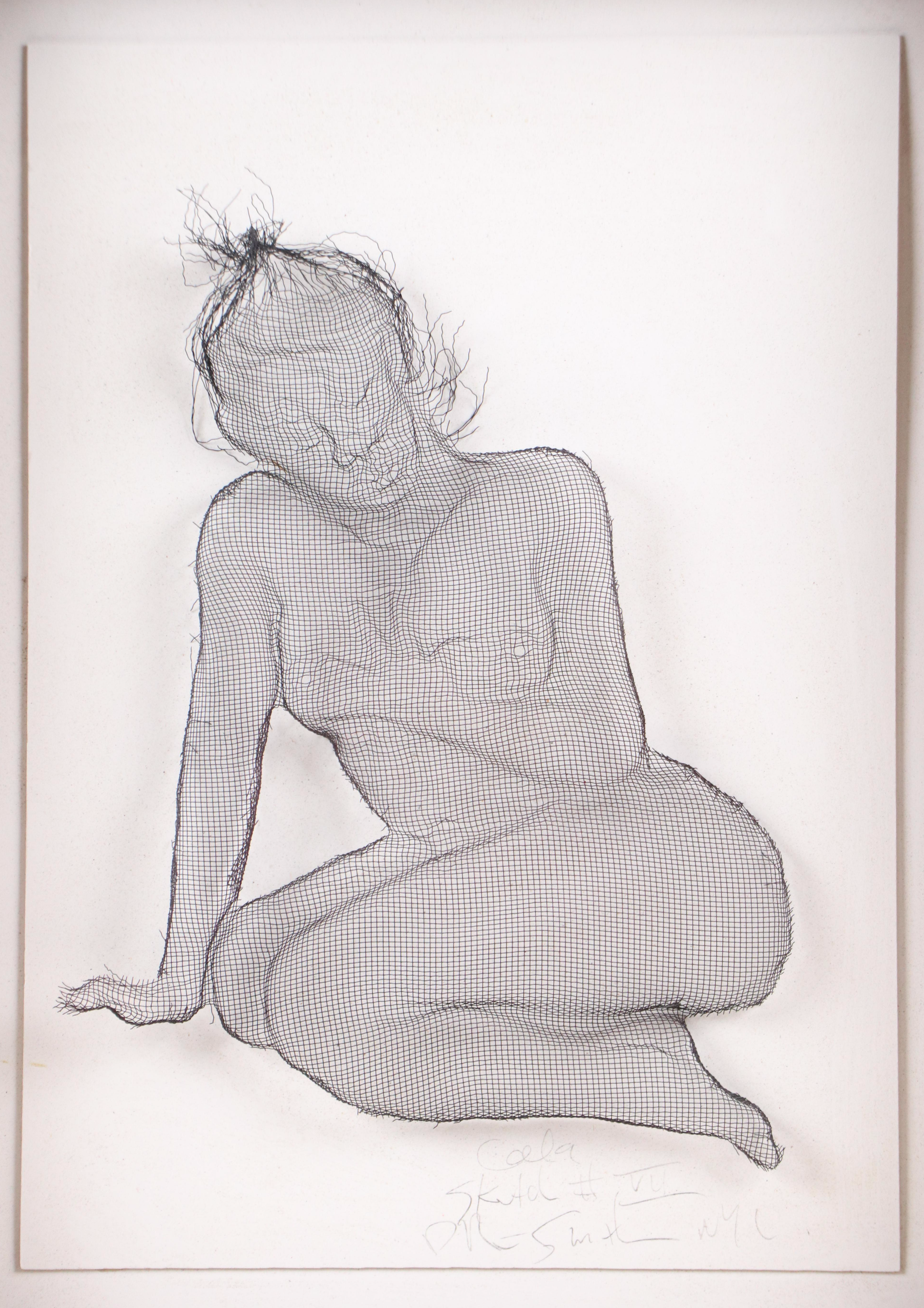 Peter Robinson-Smith Bas-Relief Wire Mesh Wall Panel