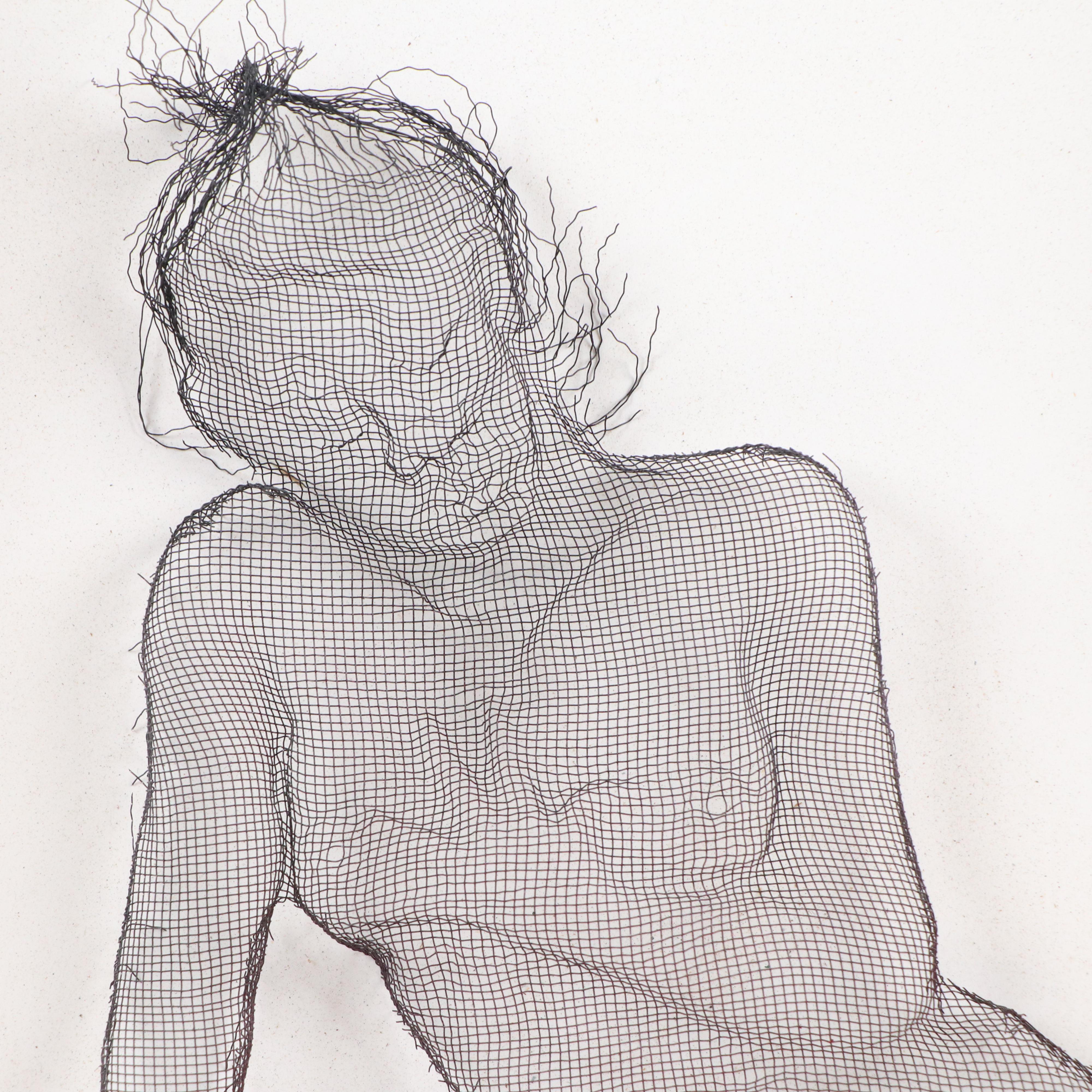 Peter Robinson-Smith Bas-Relief Wire Mesh Wall Panel