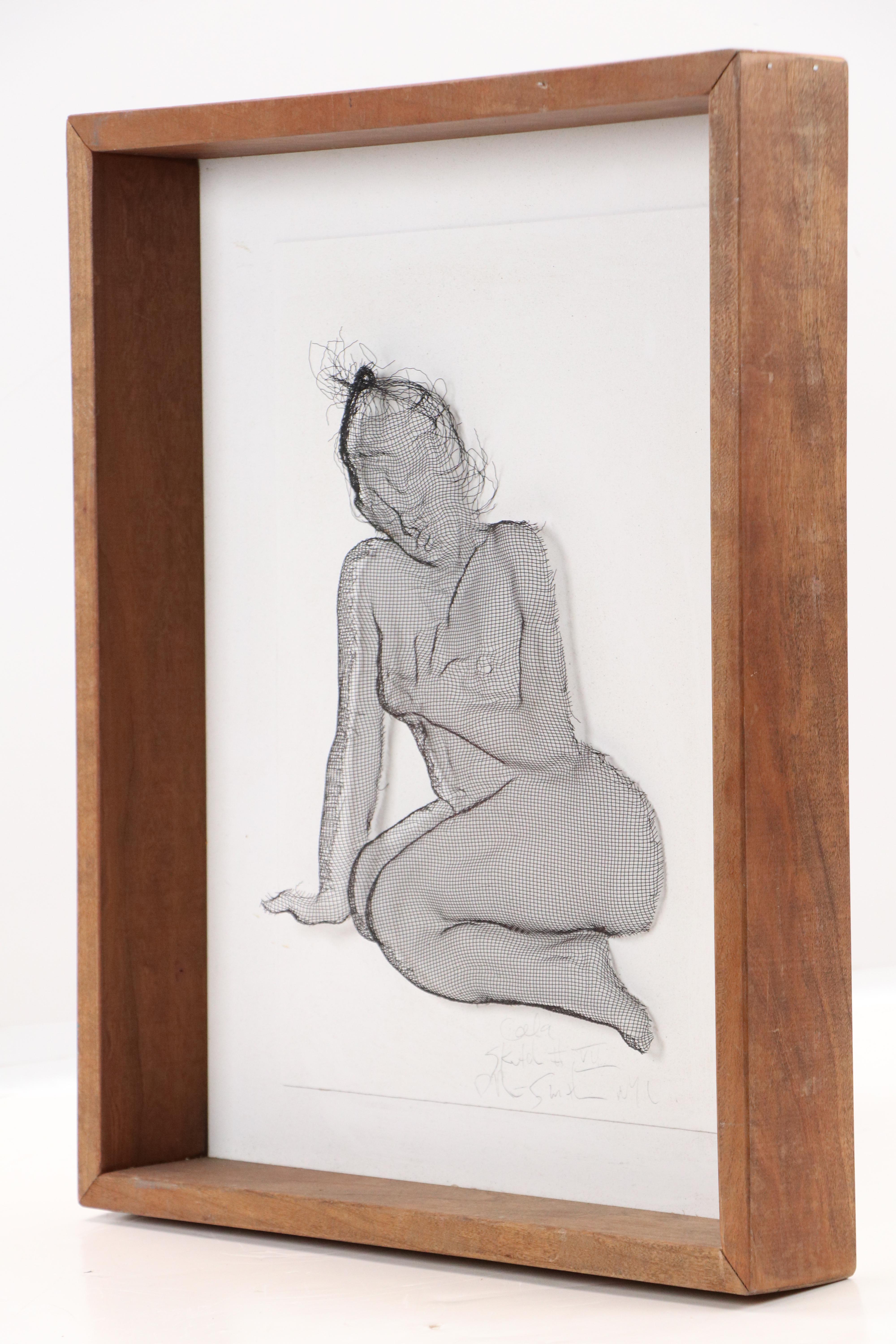 Peter Robinson-Smith Bas-Relief Wire Mesh Wall Panel