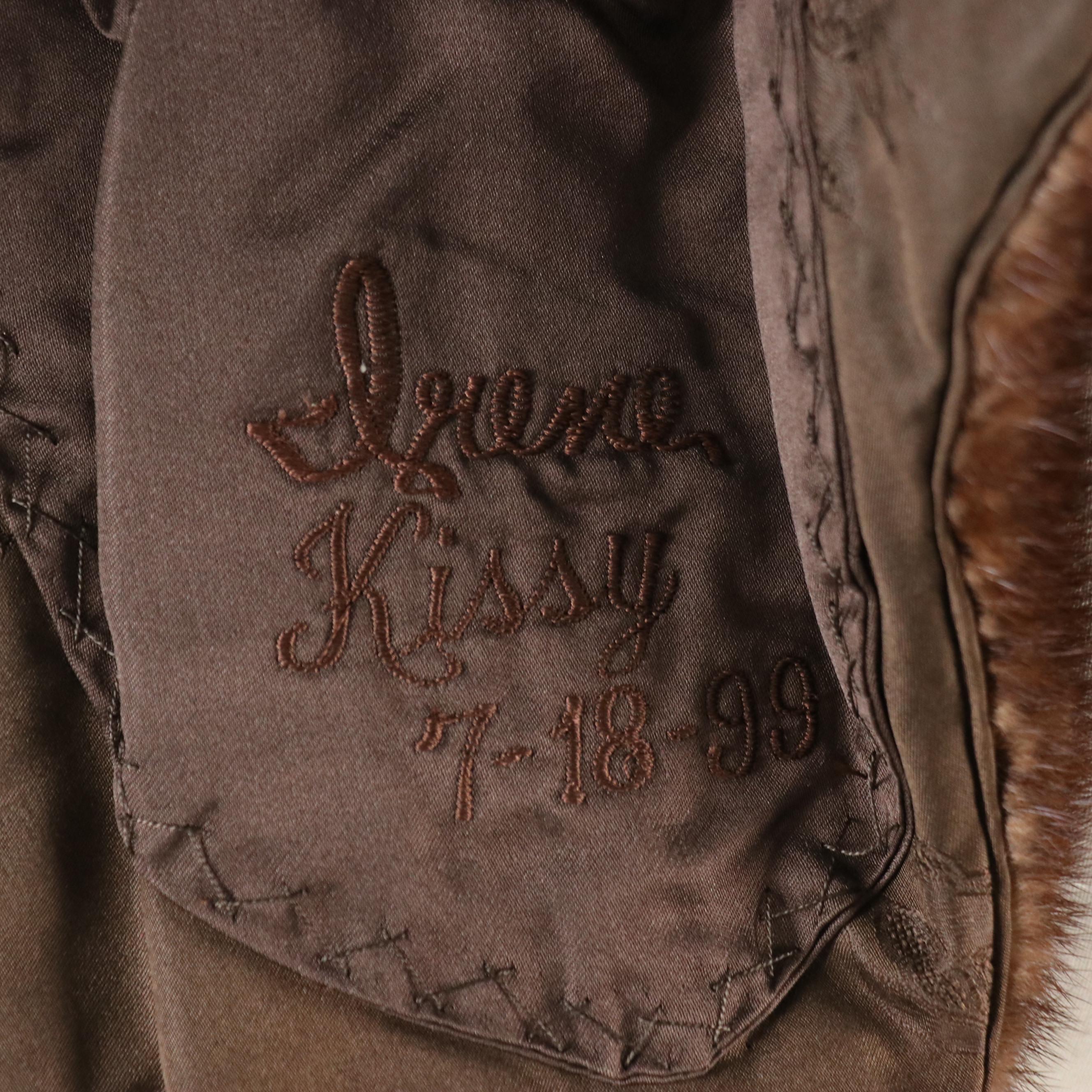 Vintage Dark Brown Mink Fur Stole