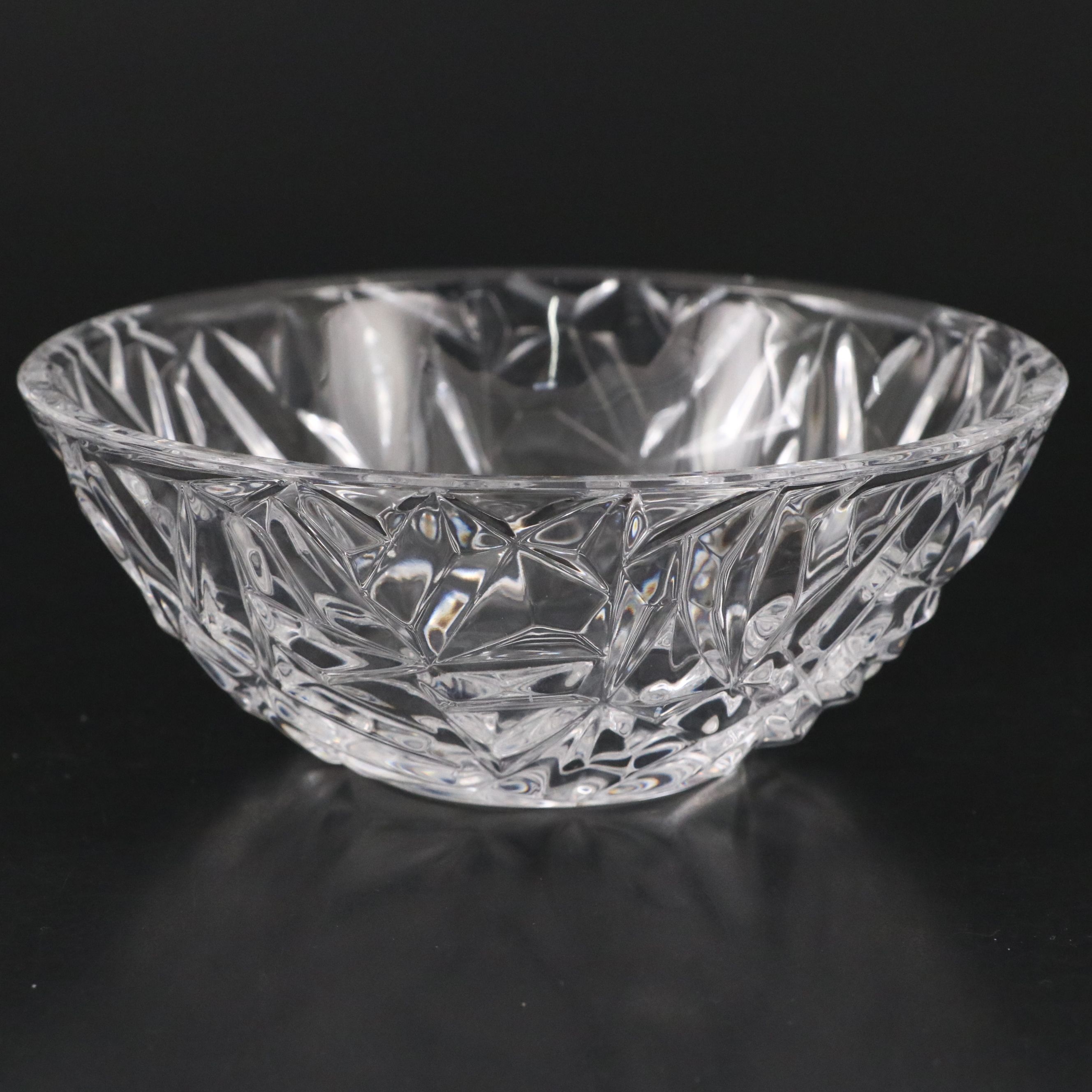 Tiffany & Co. "Rock Cut" Crystal Bowl