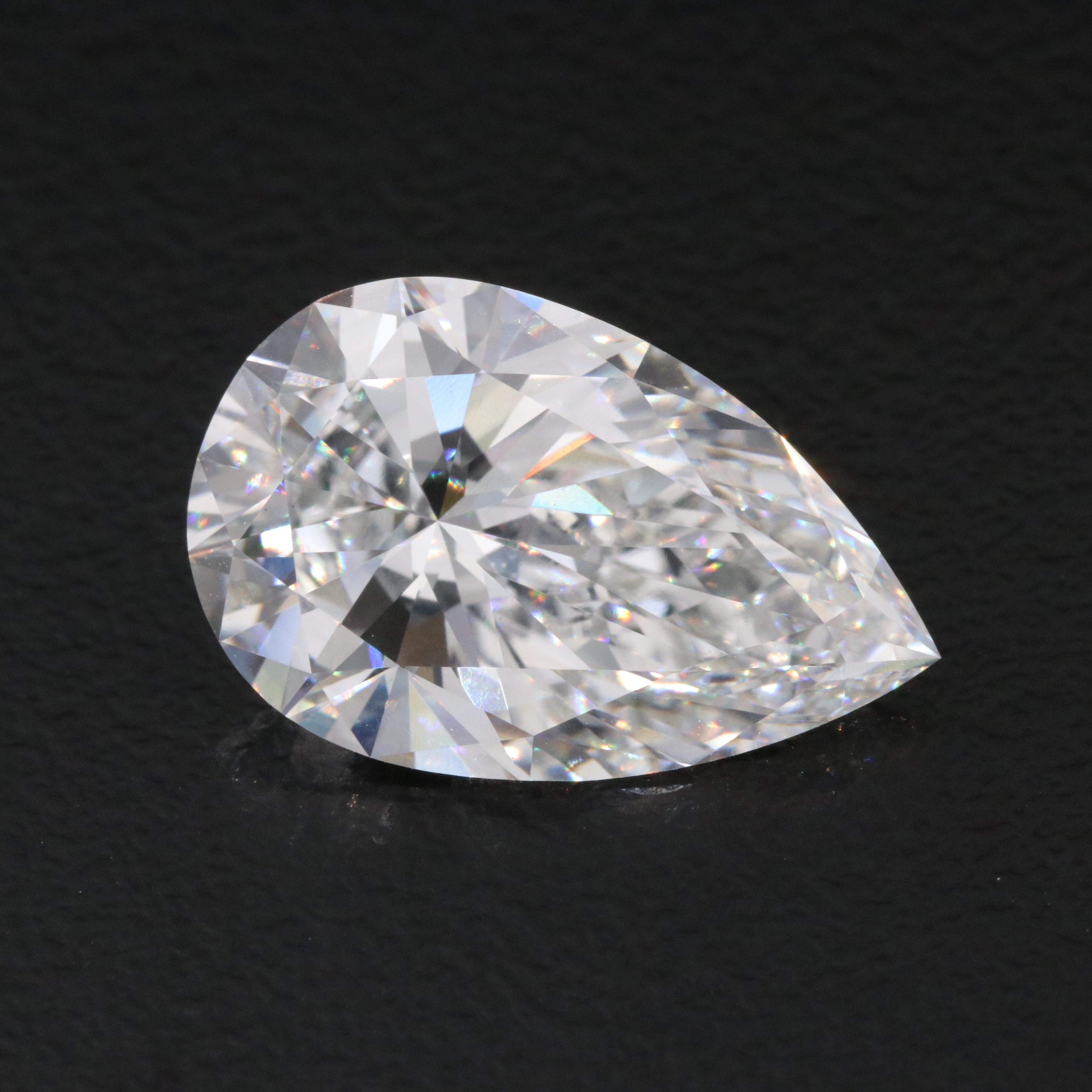Loose 6.76 CT Lab Grown Diamond with IGI Report