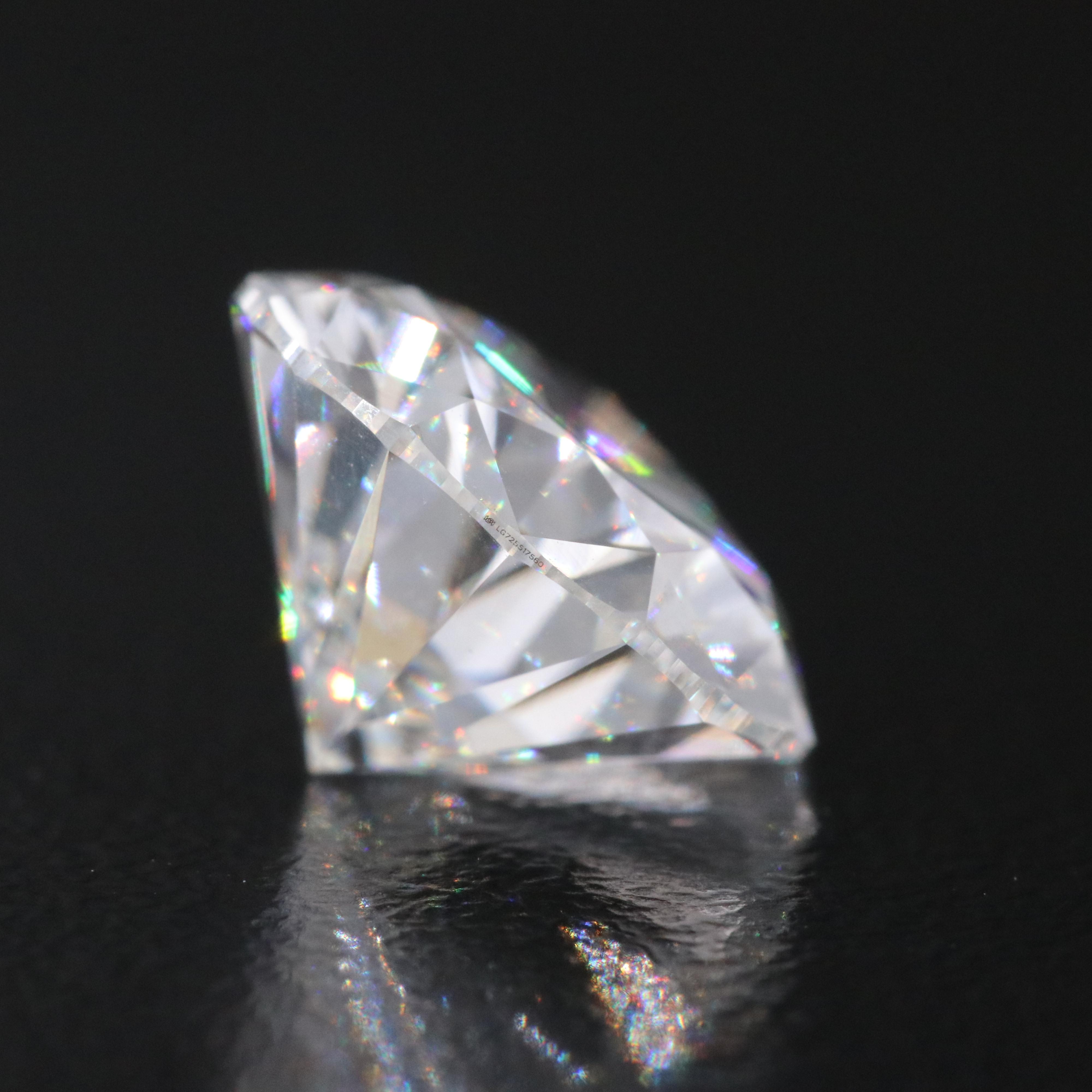 Loose 6.76 CT Lab Grown Diamond with IGI Report