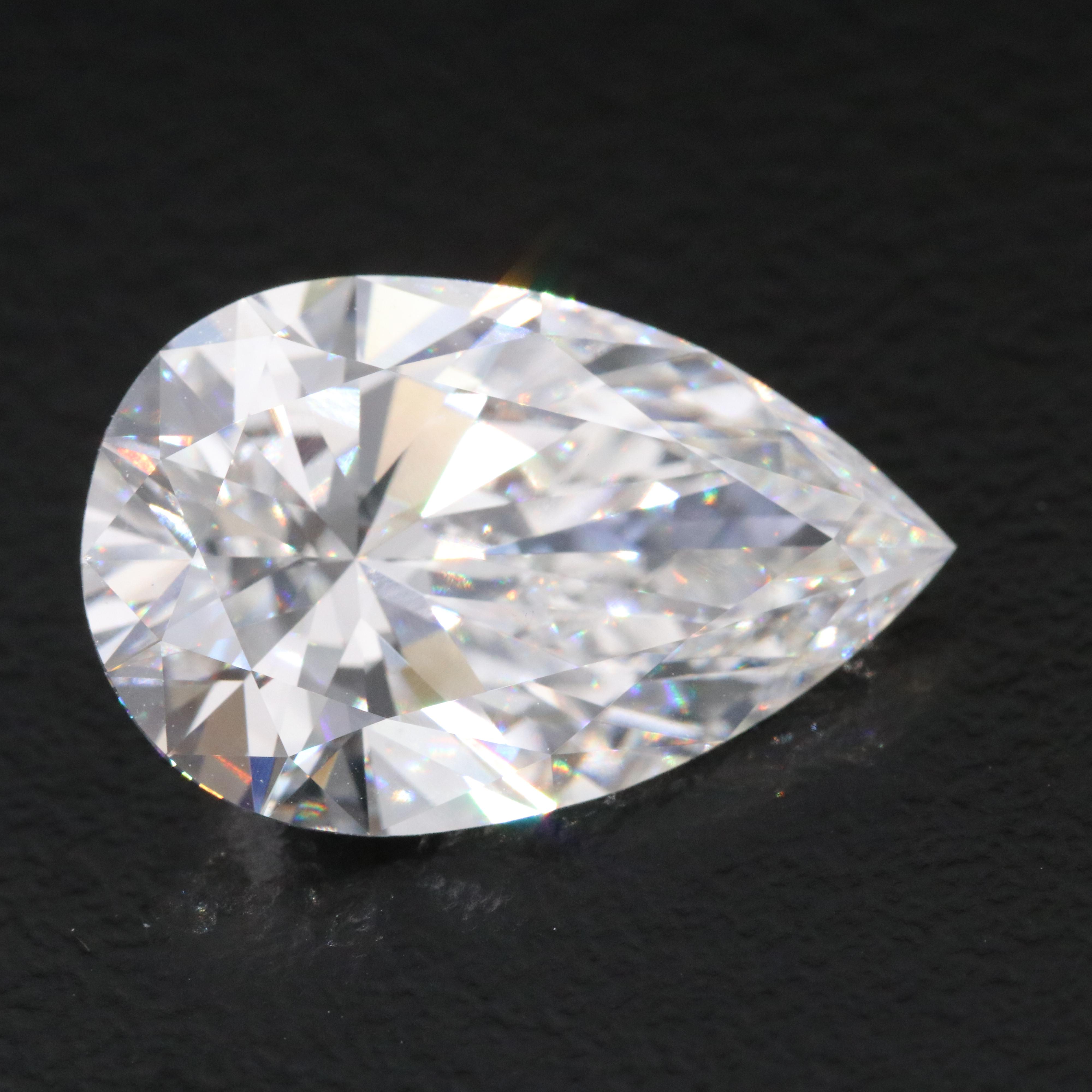 Loose 6.76 CT Lab Grown Diamond with IGI Report