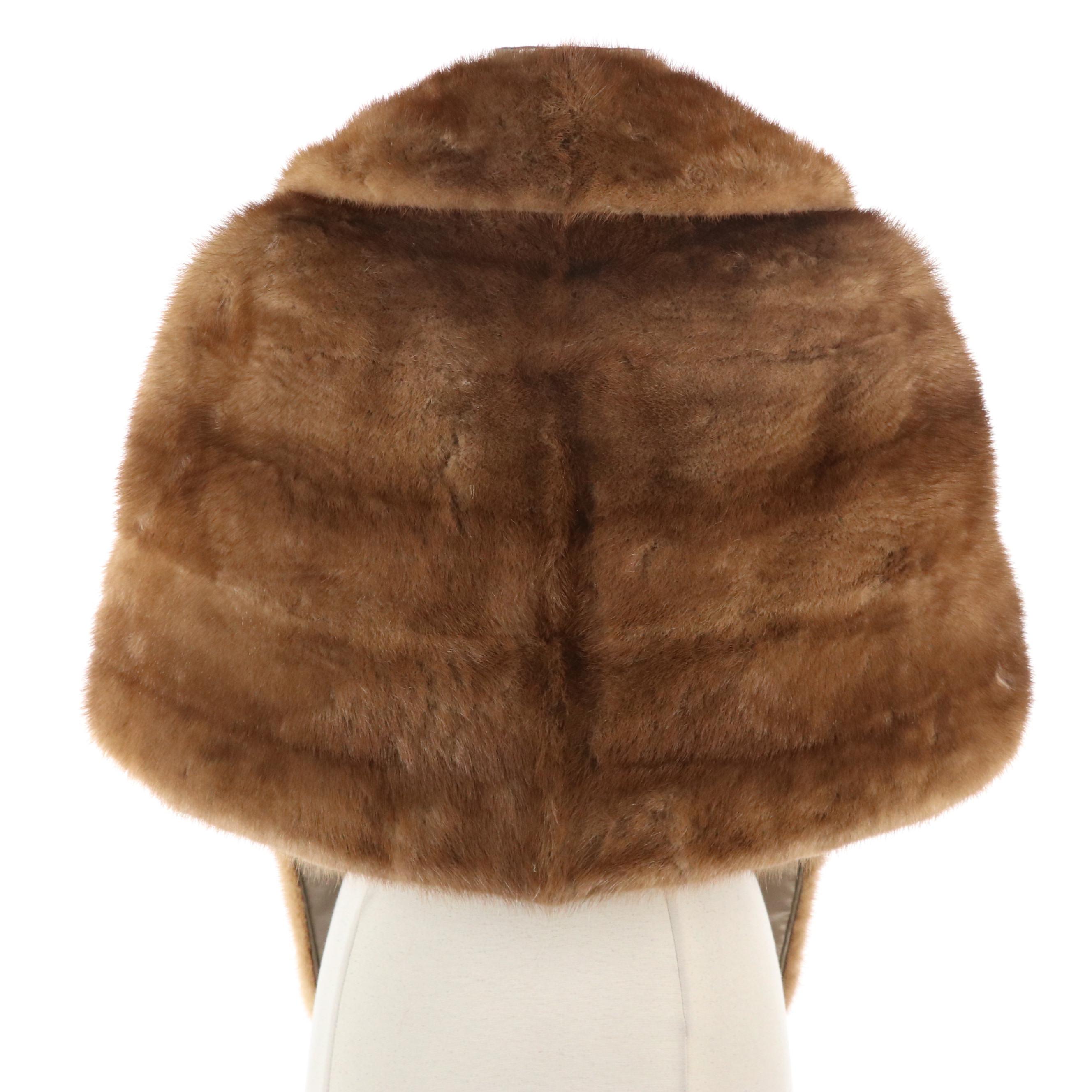 Jacques Ferber Vintage Mink Fur Stole