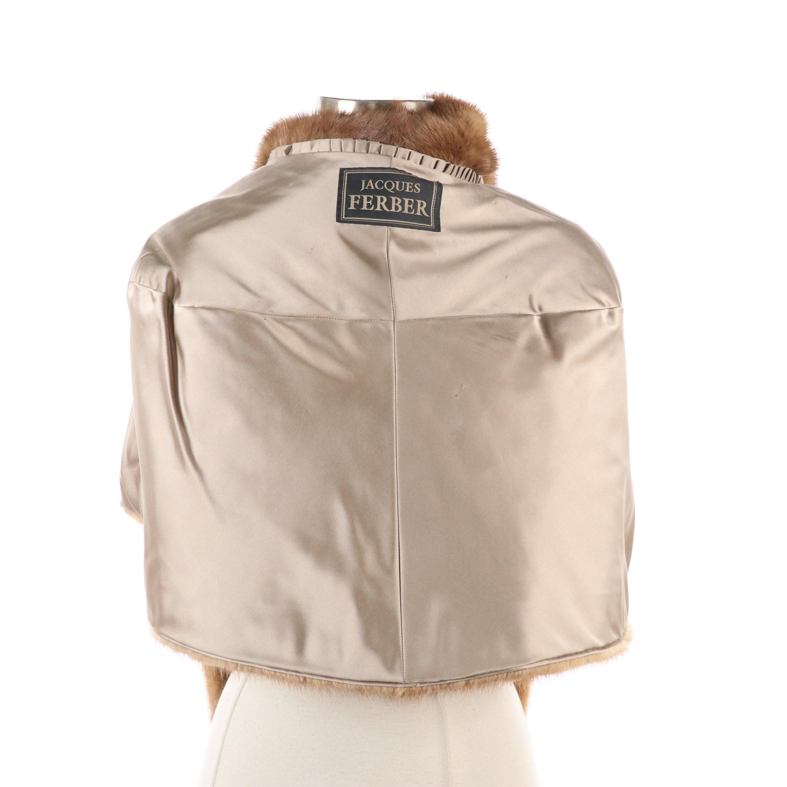 Jacques Ferber Vintage Mink Fur Stole