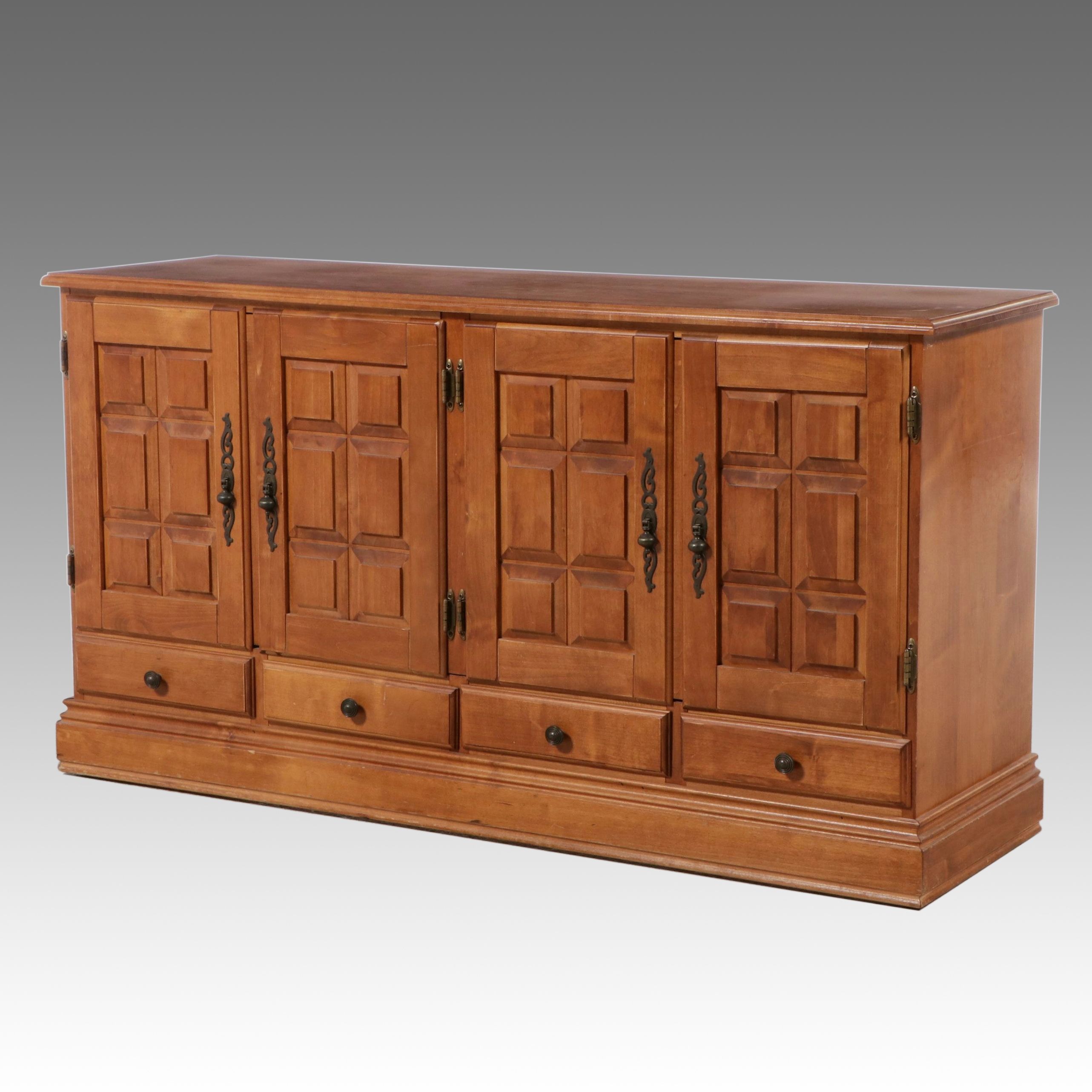 Mediterranean Style Birch Credenza