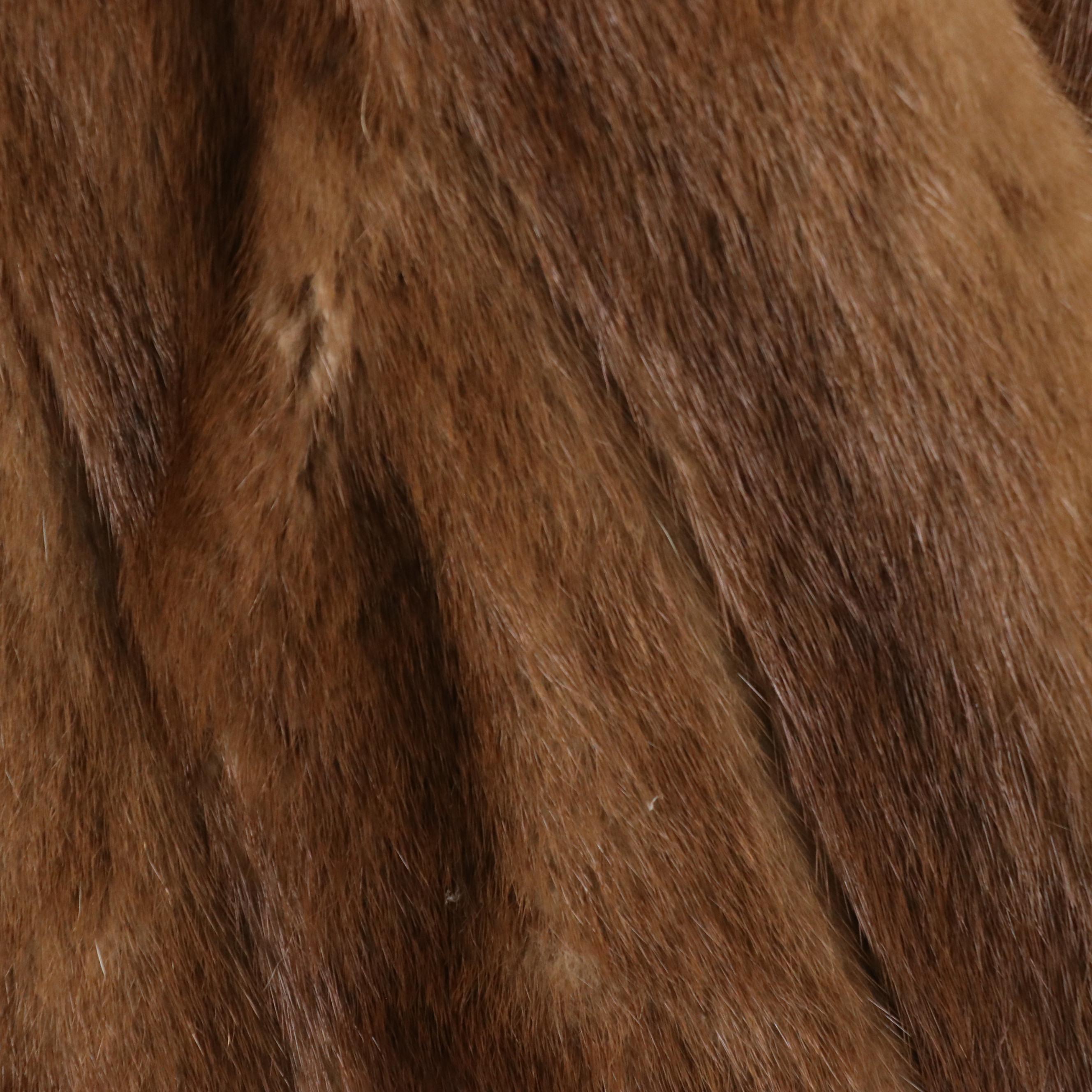 Cherry & Web Vintage Mink Fur Stole