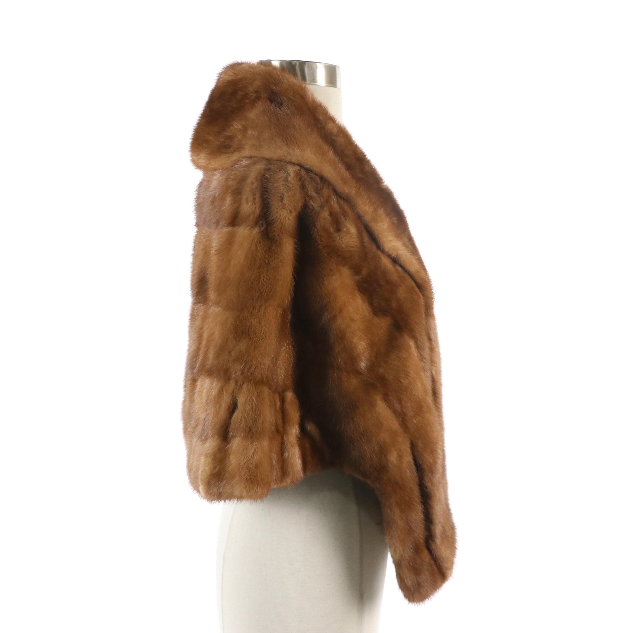 Cherry & Web Vintage Mink Fur Stole