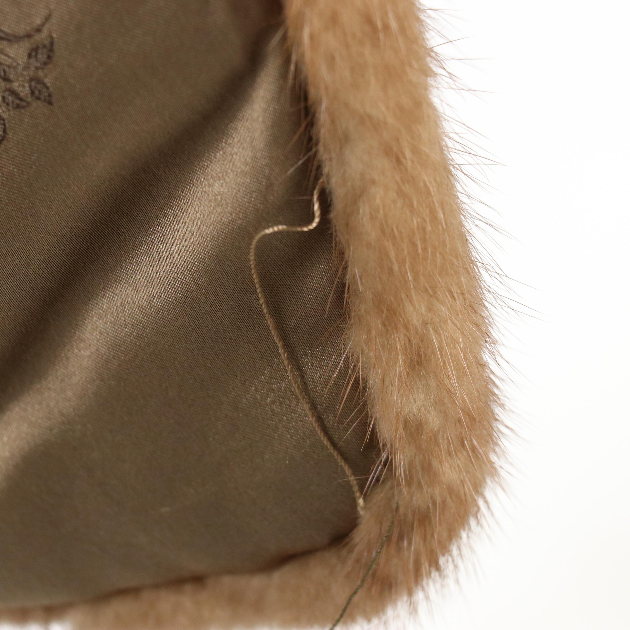 Cherry & Web Vintage Mink Fur Stole