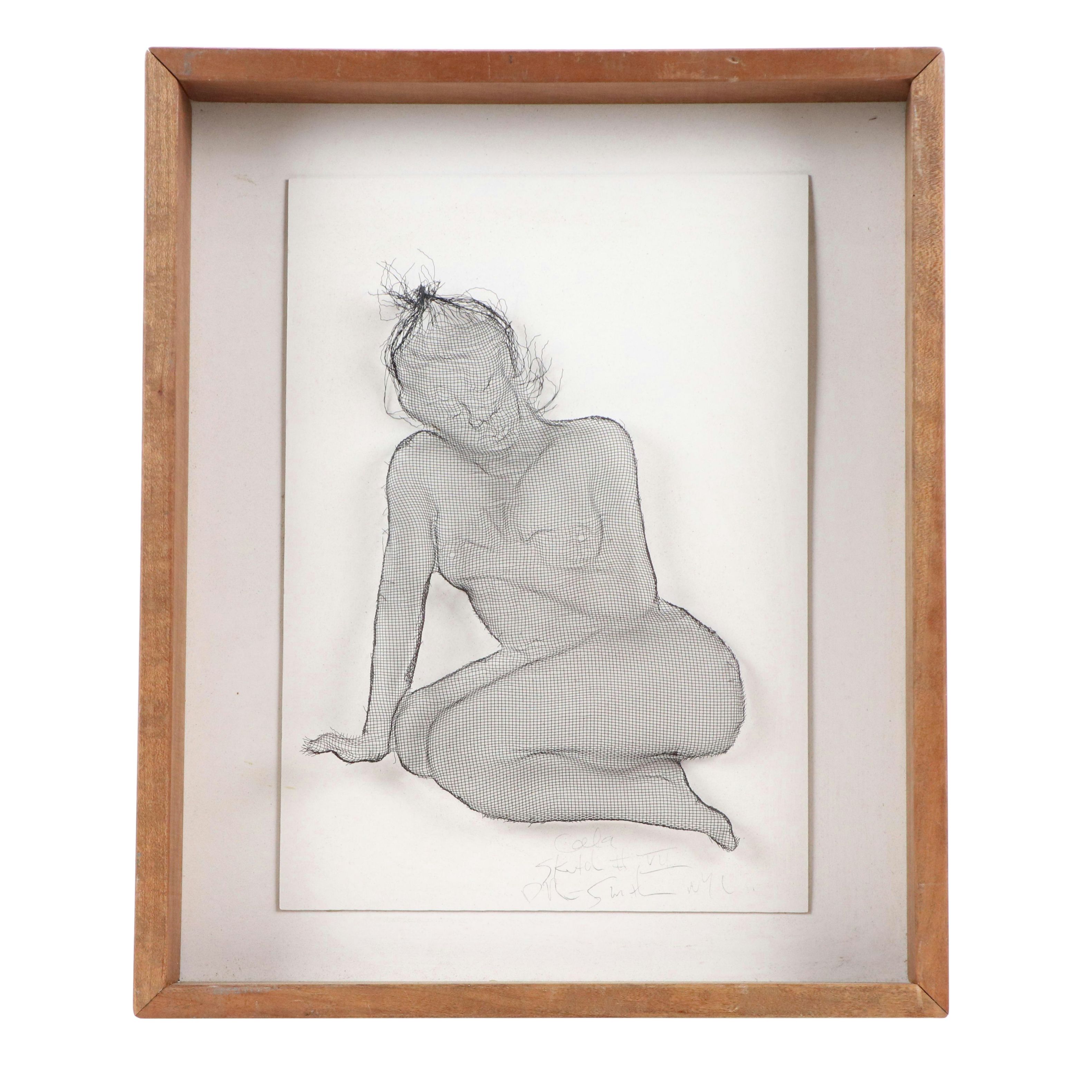 Peter Robinson-Smith Bas-Relief Wire Mesh Wall Panel