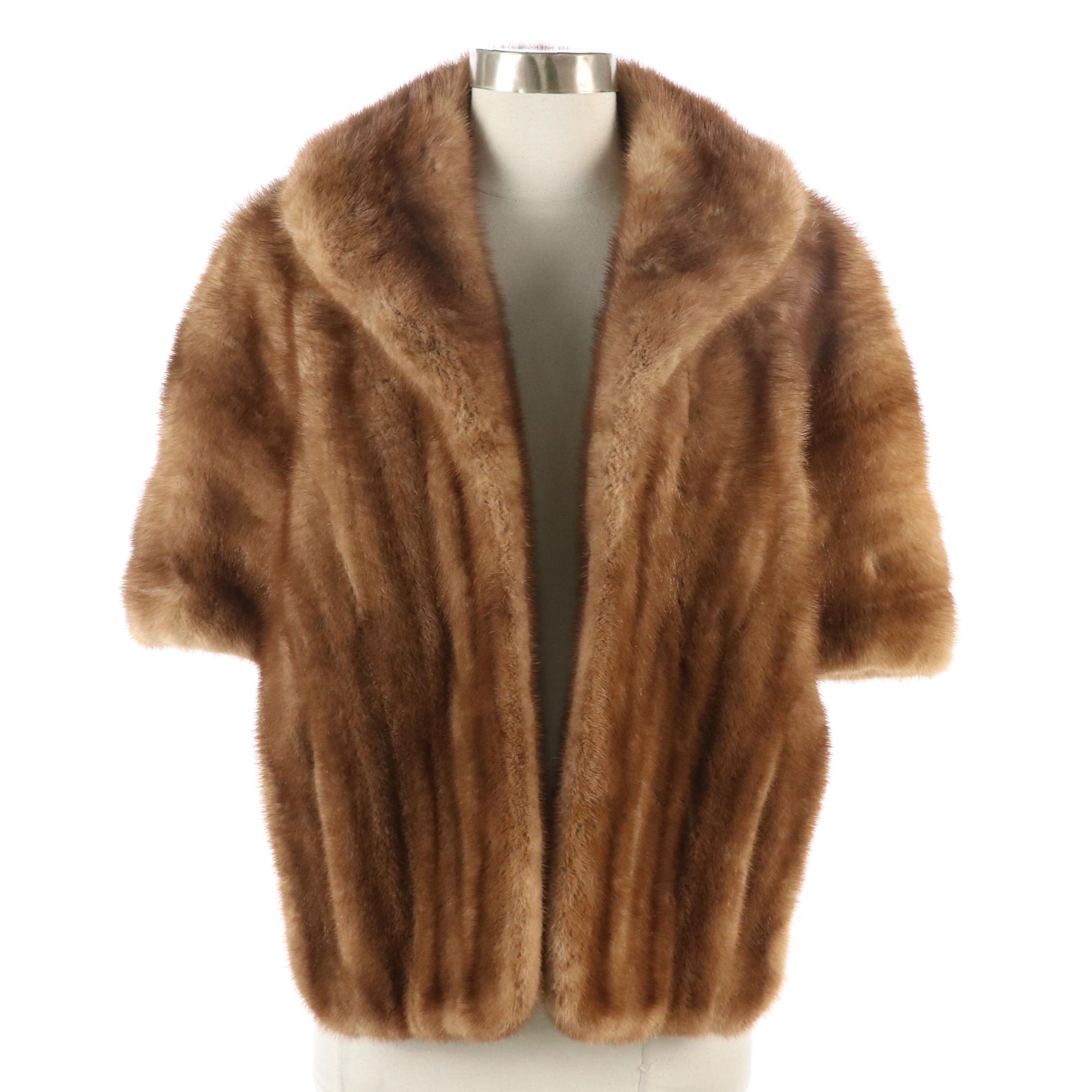 Jacques Ferber Vintage Mink Fur Stole