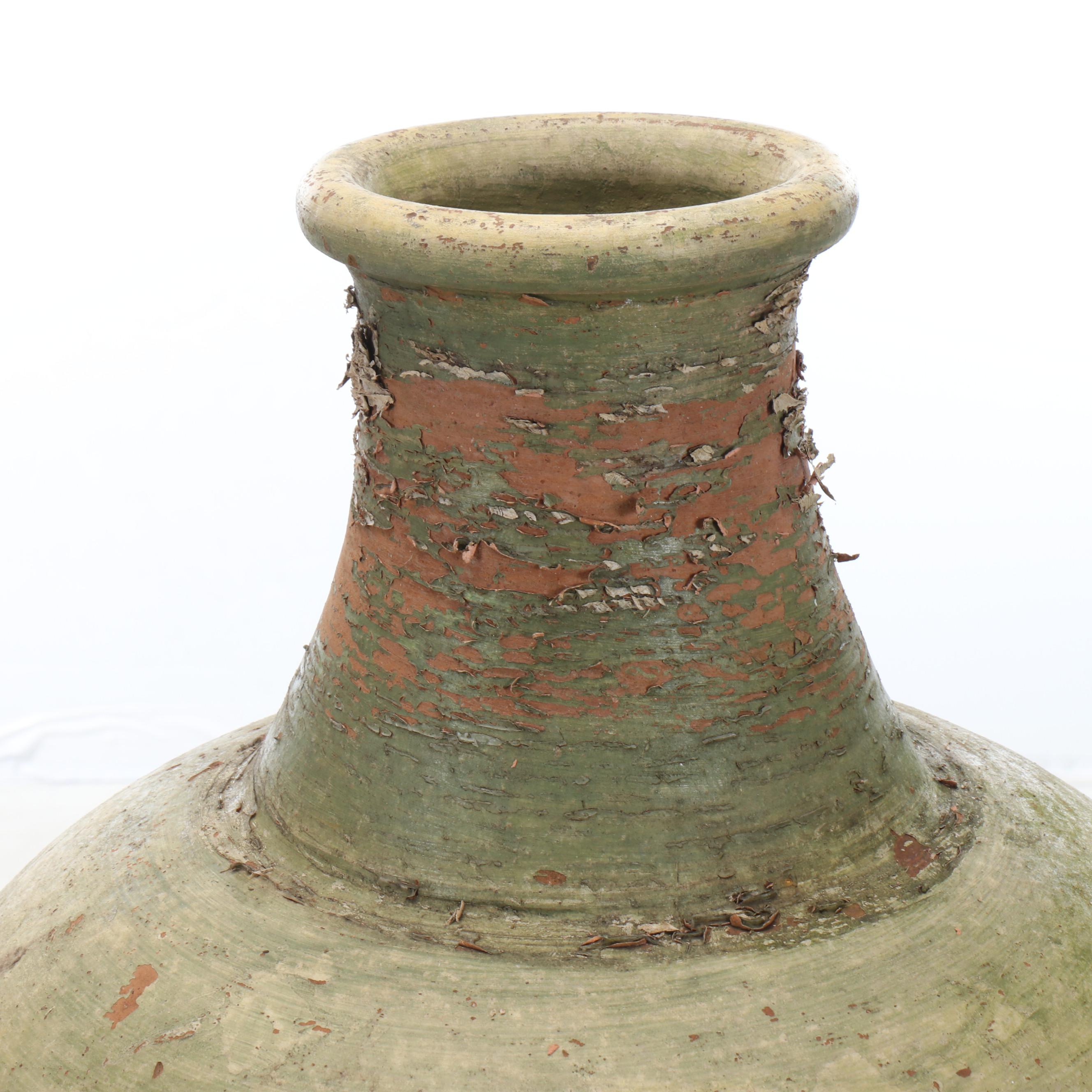 Green Glazed Terracotta Jar