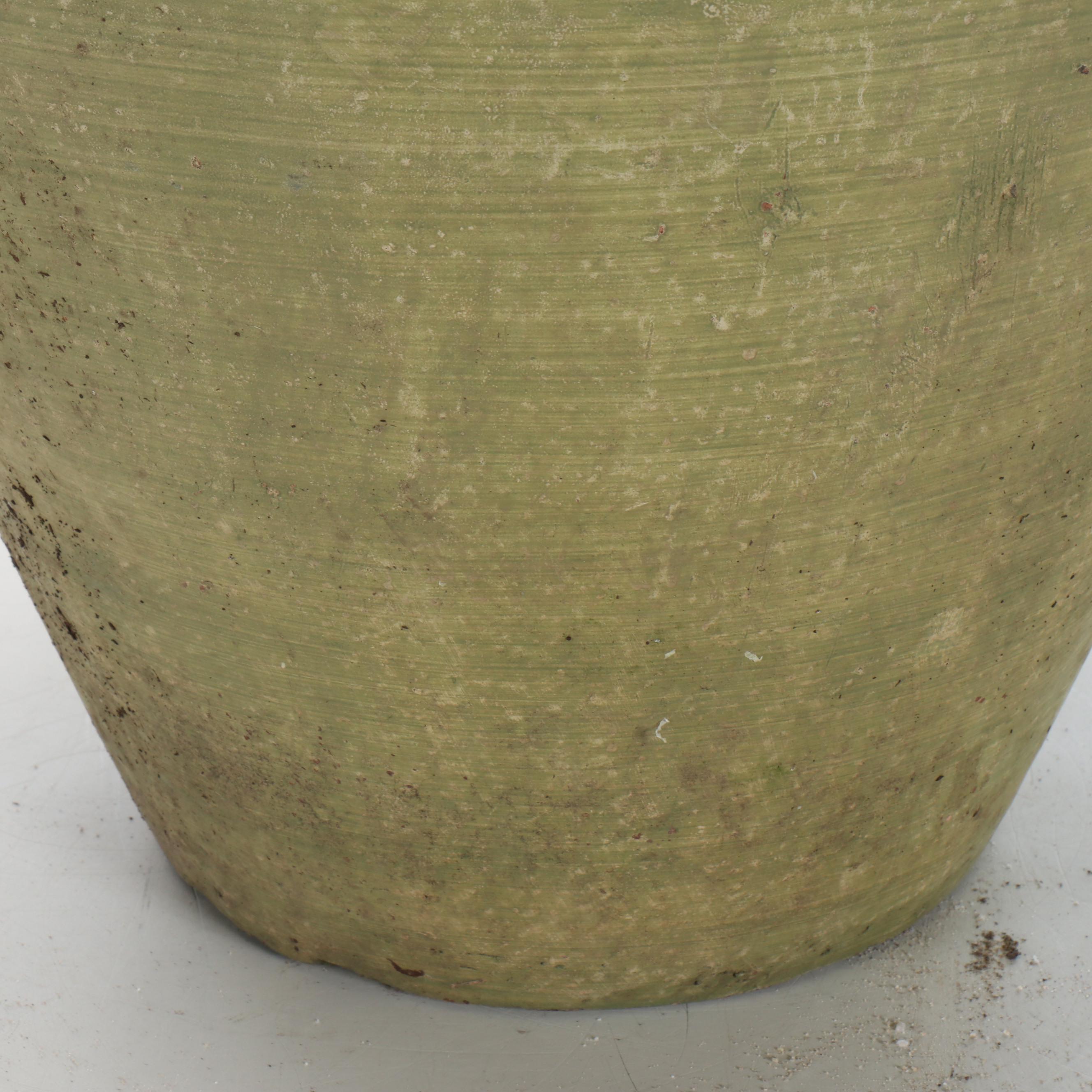 Green Glazed Terracotta Jar