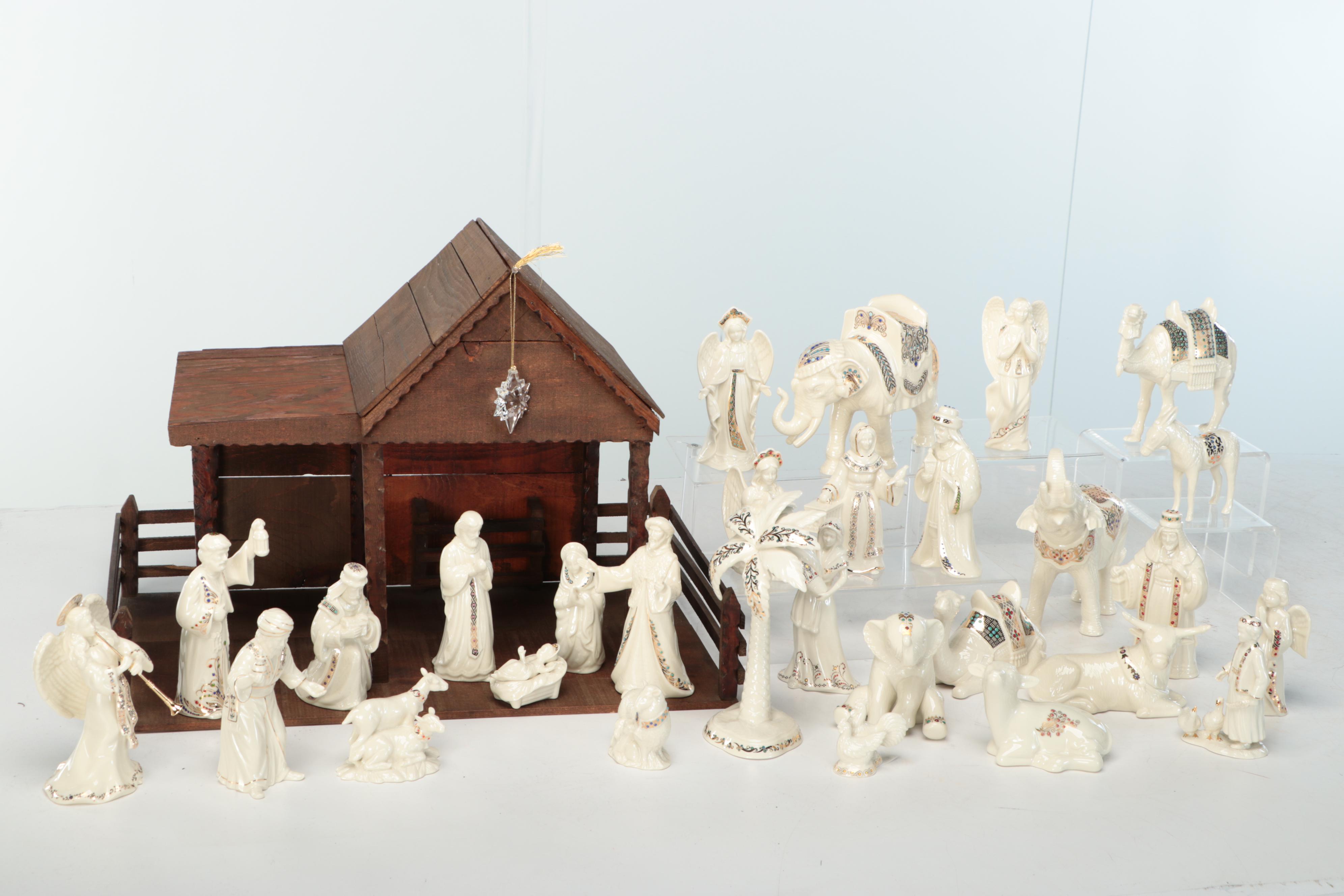 Lenox China Jewels Collection Nativity Figurines and Lenox Holiday Figurines