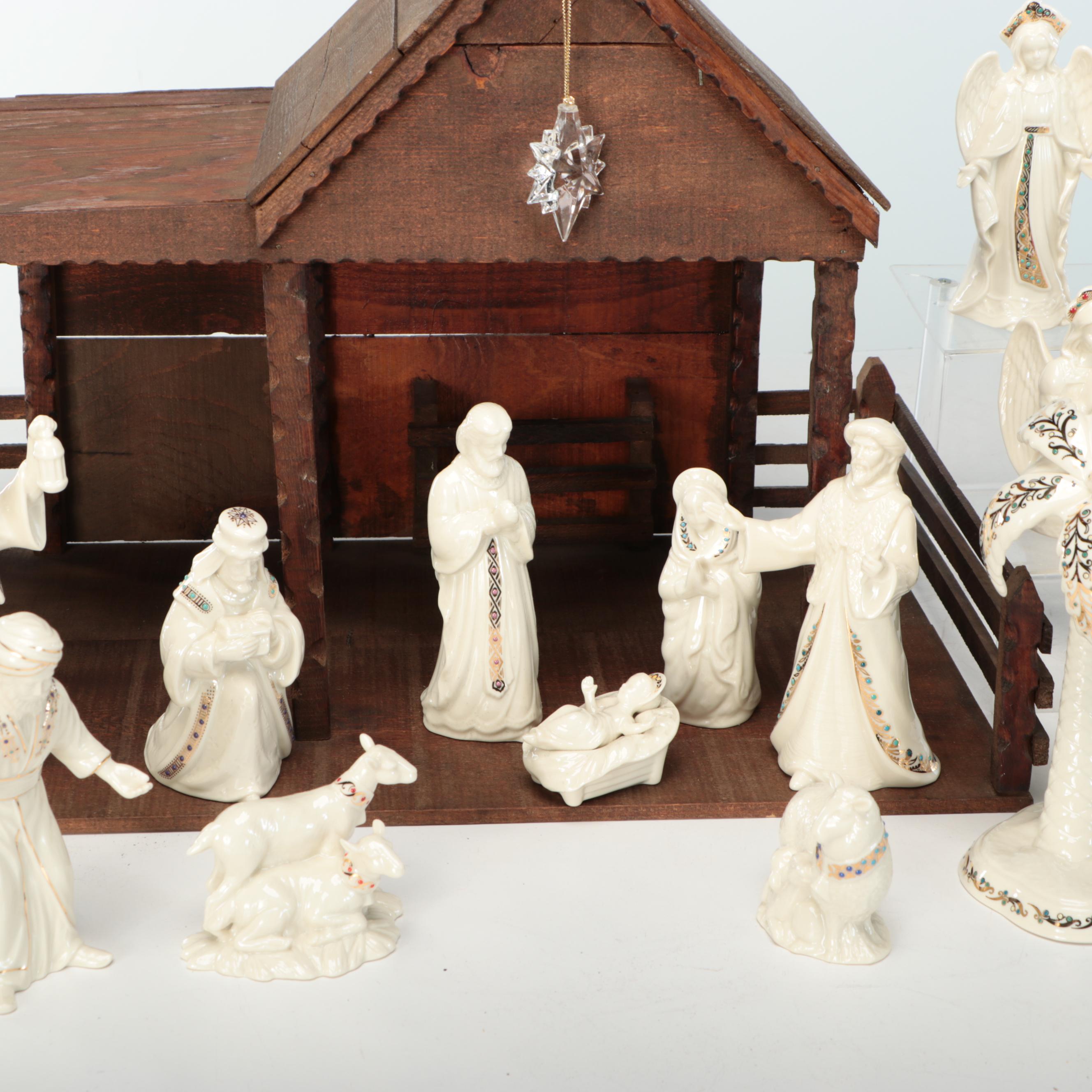 Lenox China Jewels Collection Nativity Figurines and Lenox Holiday Figurines
