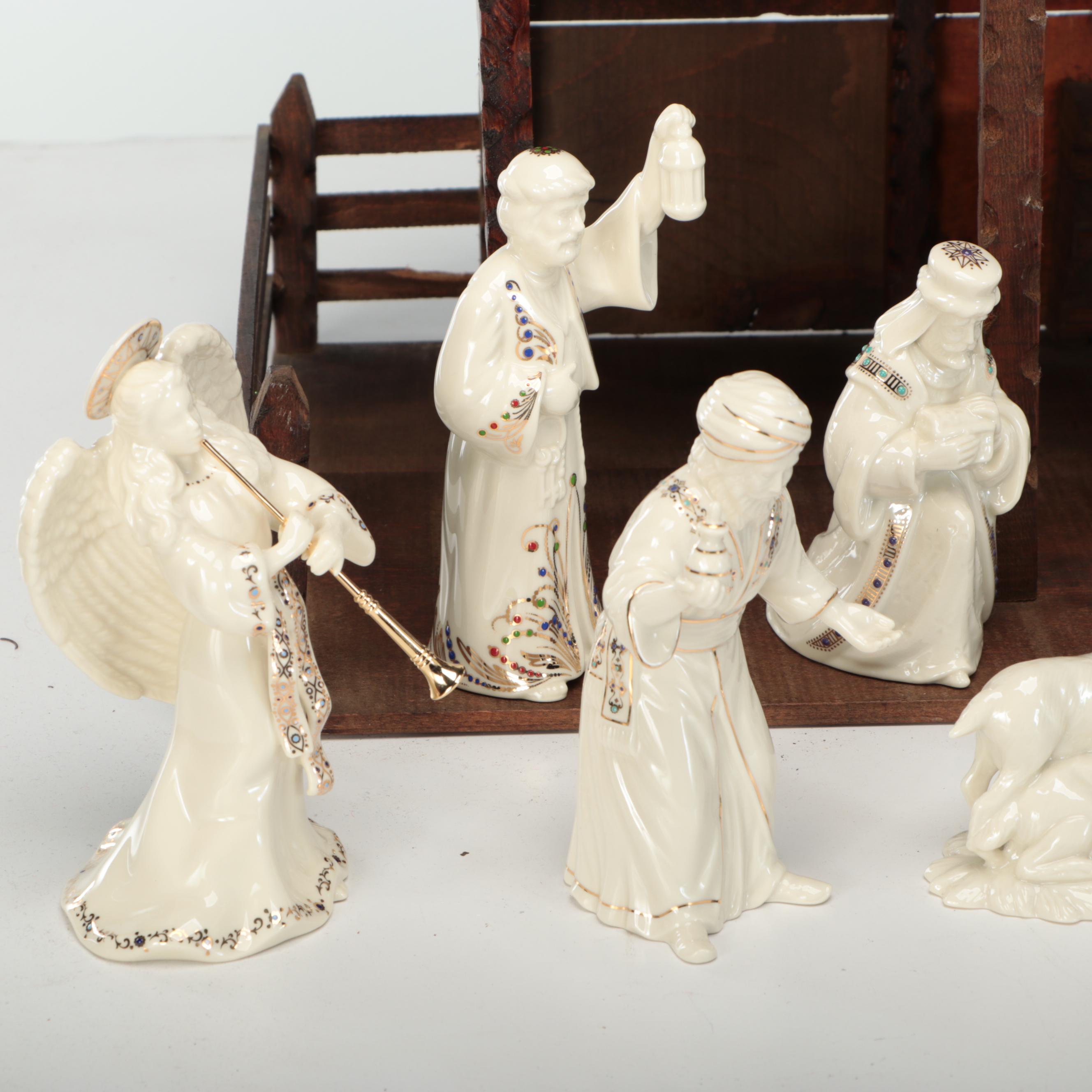 Lenox China Jewels Collection Nativity Figurines and Lenox Holiday Figurines