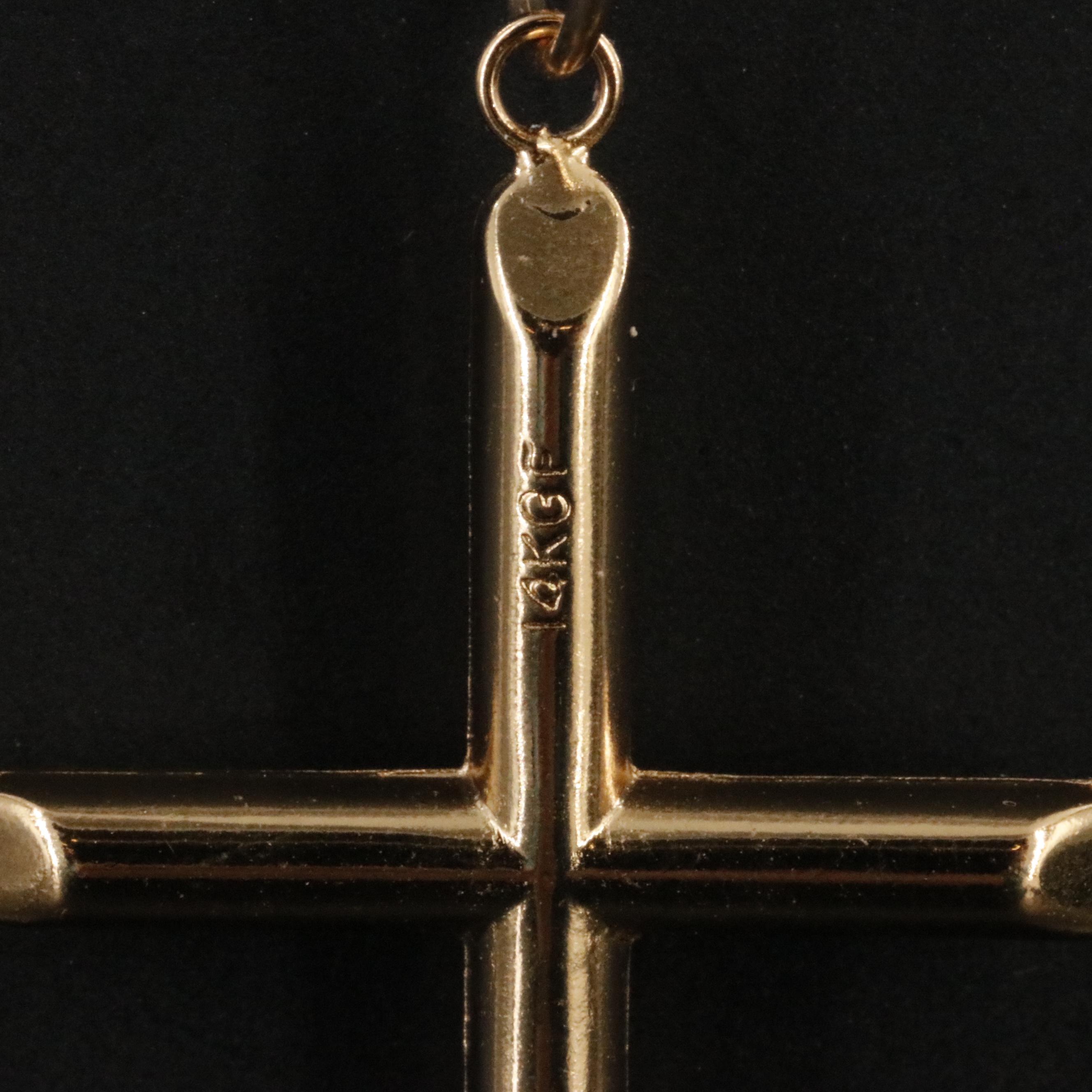 Gold-Filled Cross Pendant