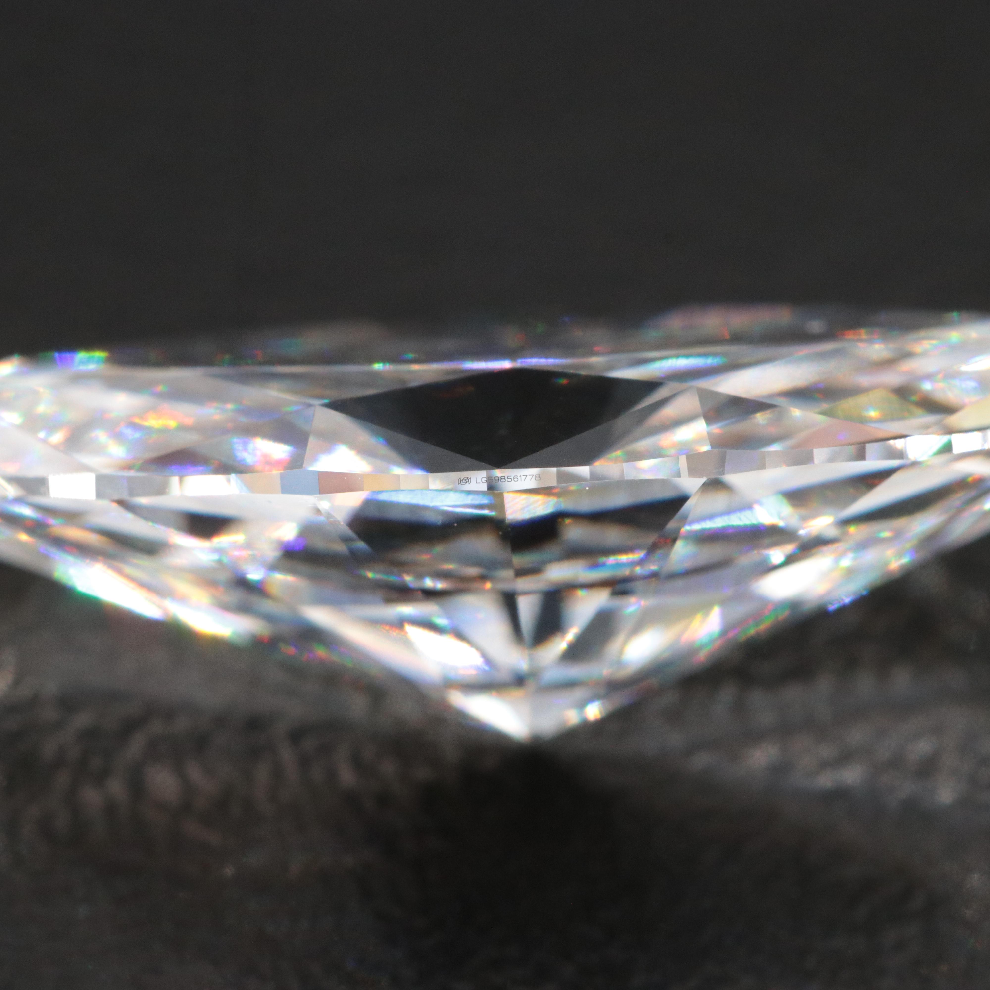 Loose 7.05 CT Lab Grown Diamond with IGI Report