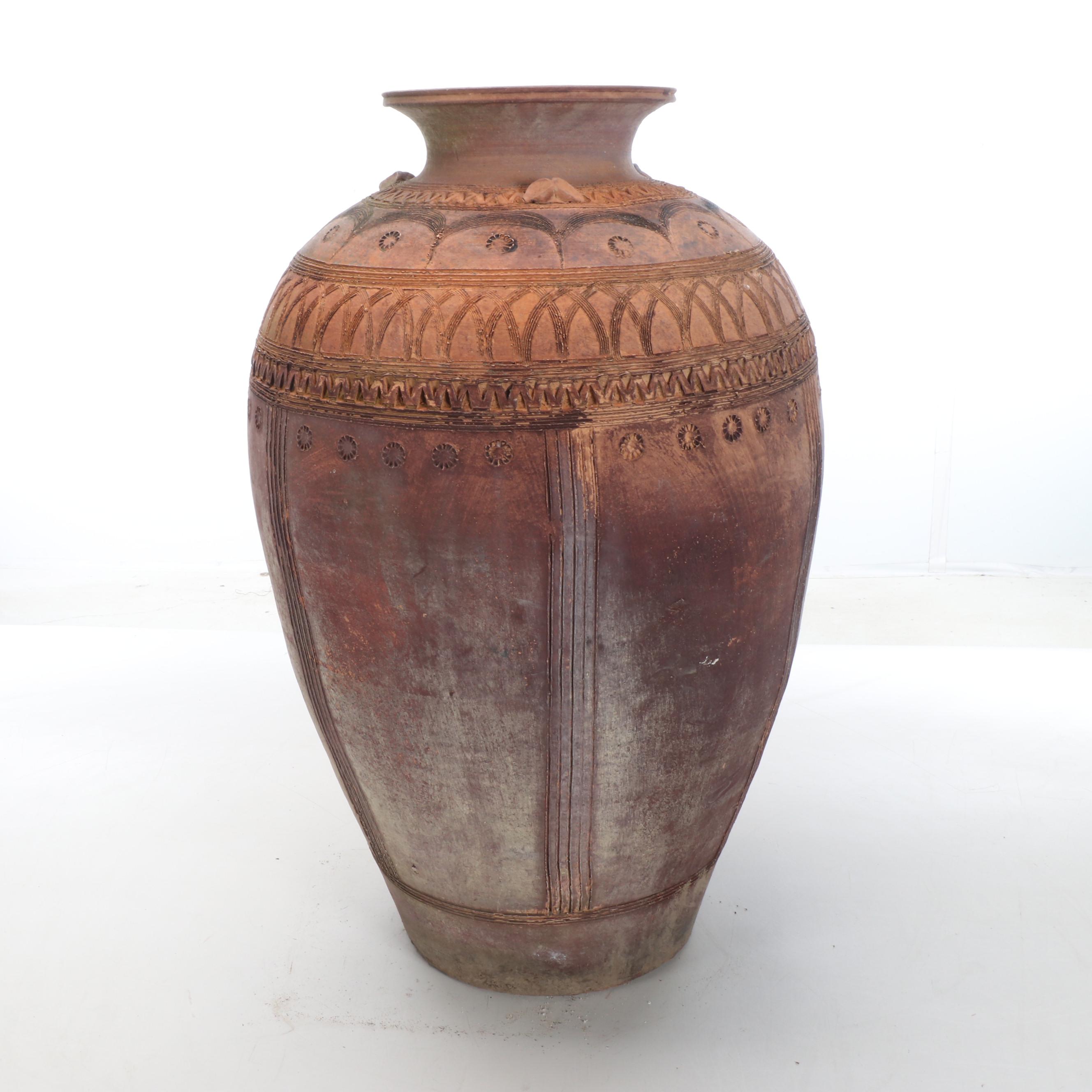 Indonesian Style Terracotta Water Jar