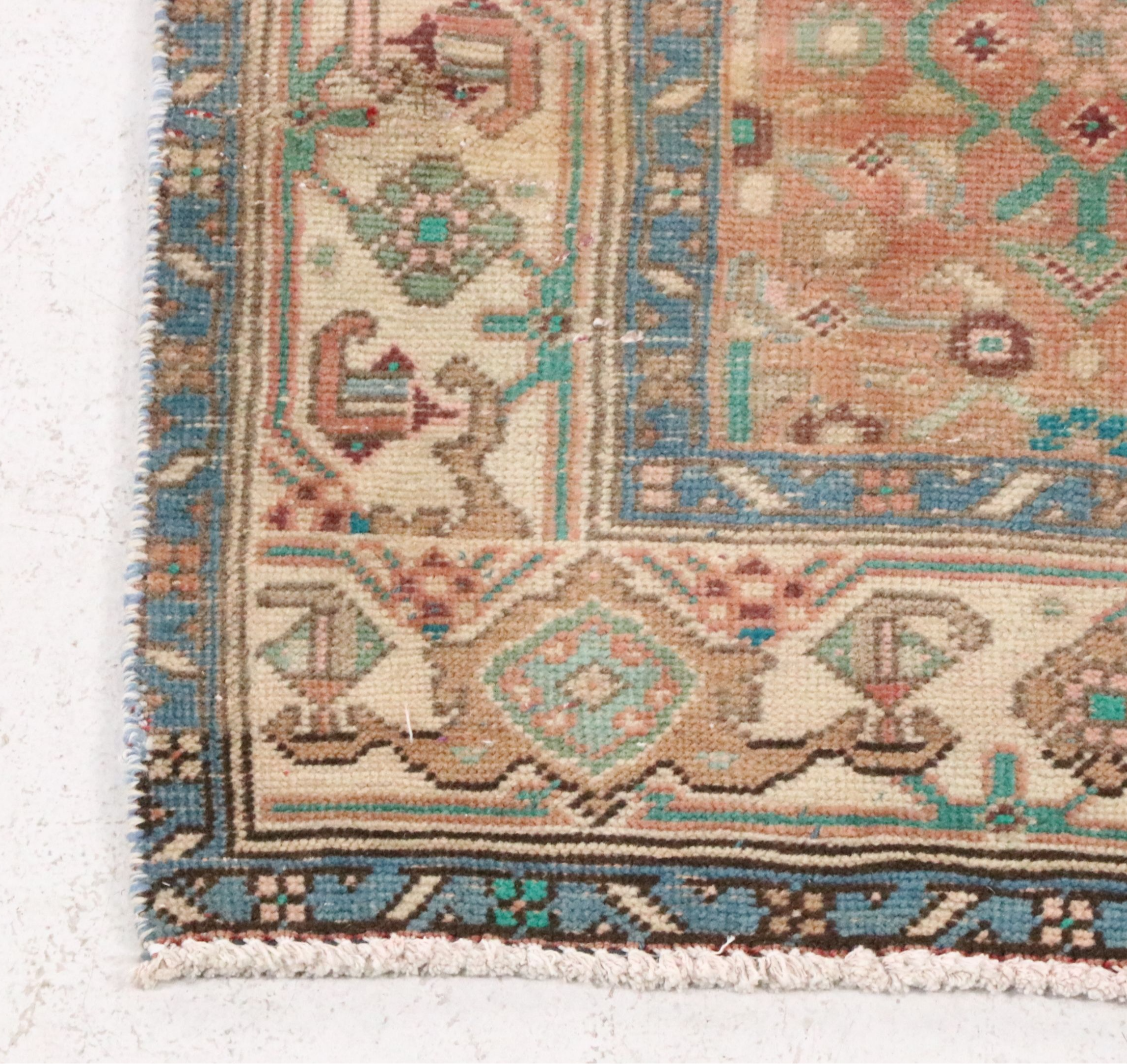 3'3 x 10'8 Hand-Knotted Persian Veramin Carpet Runner