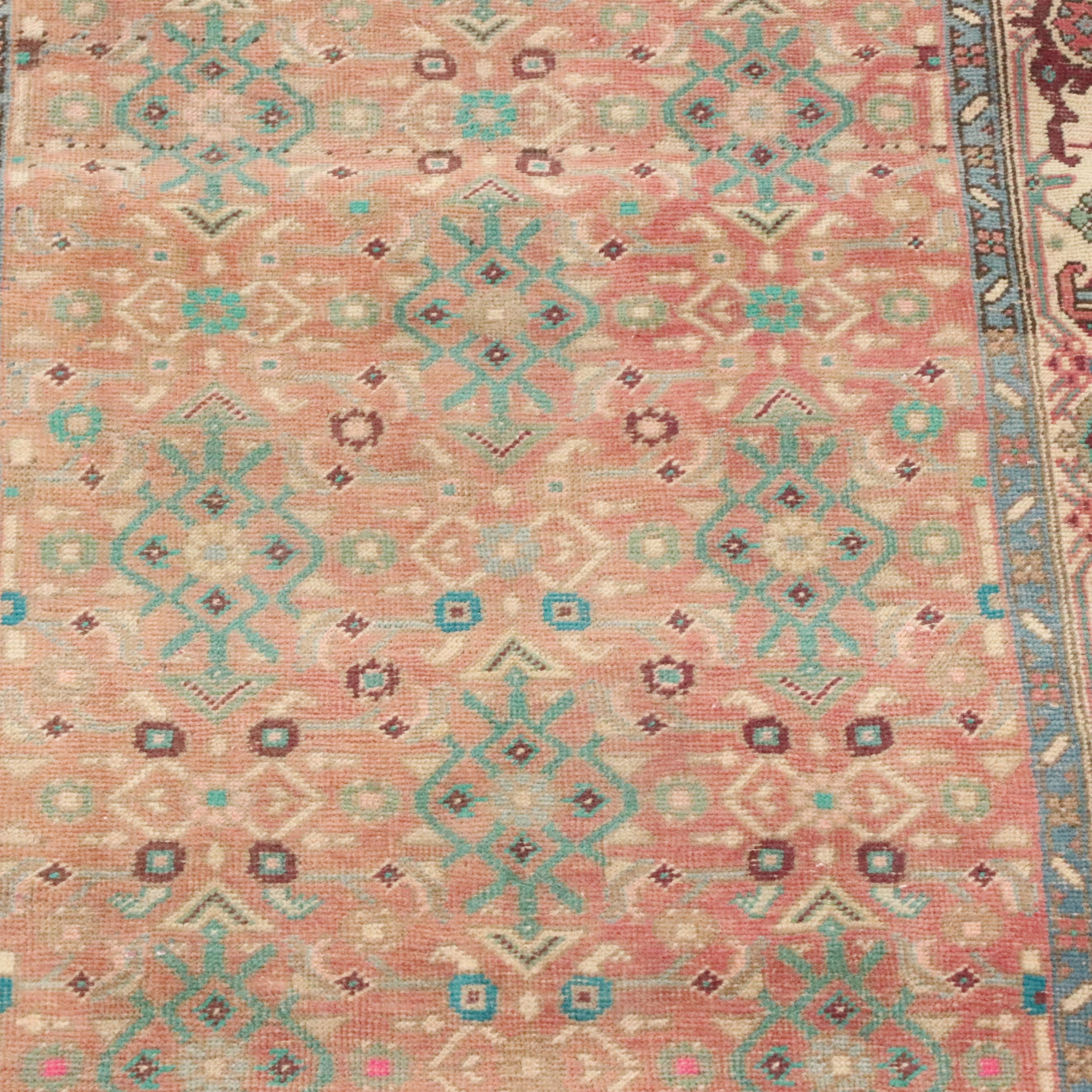 3'3 x 10'8 Hand-Knotted Persian Veramin Carpet Runner