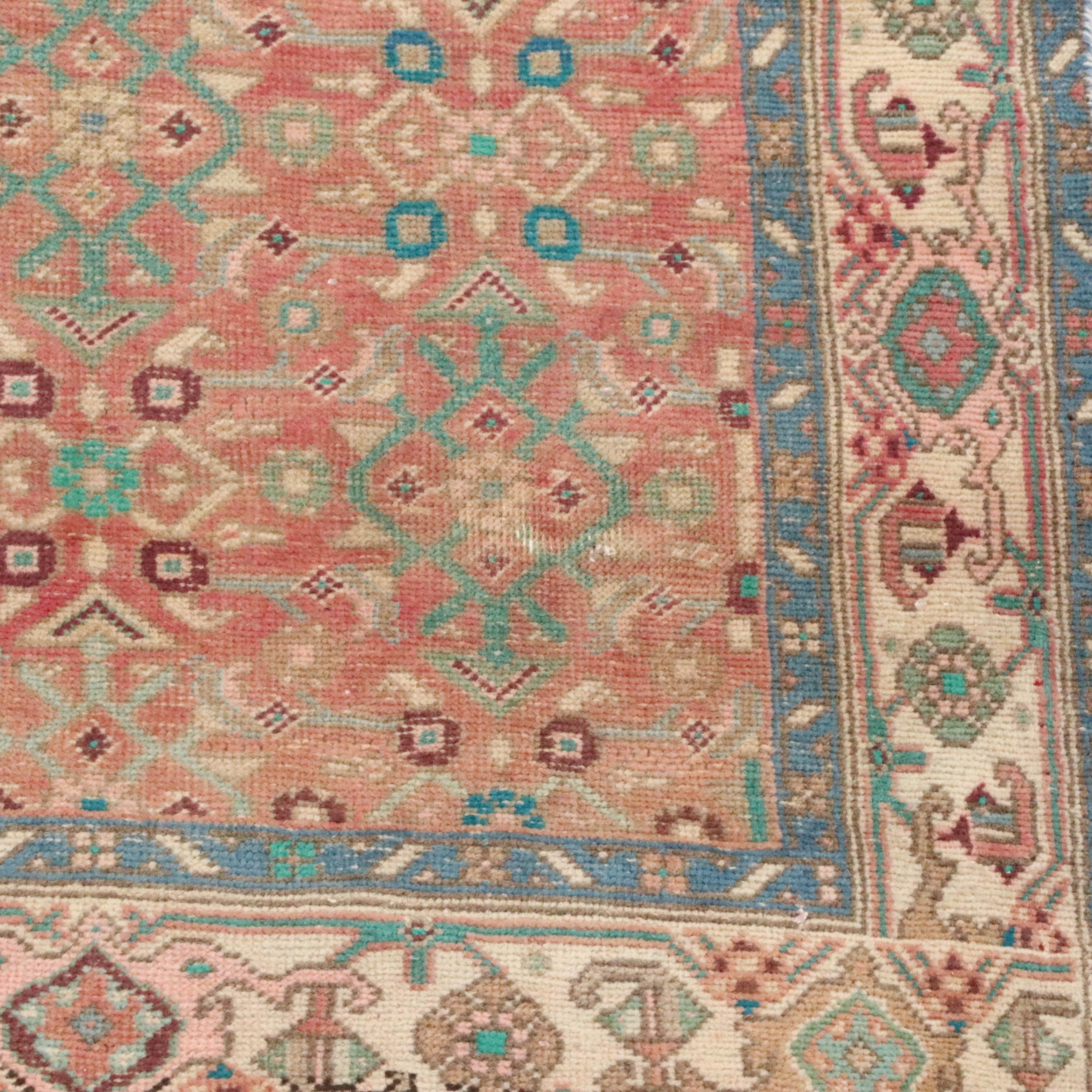 3'3 x 10'8 Hand-Knotted Persian Veramin Carpet Runner
