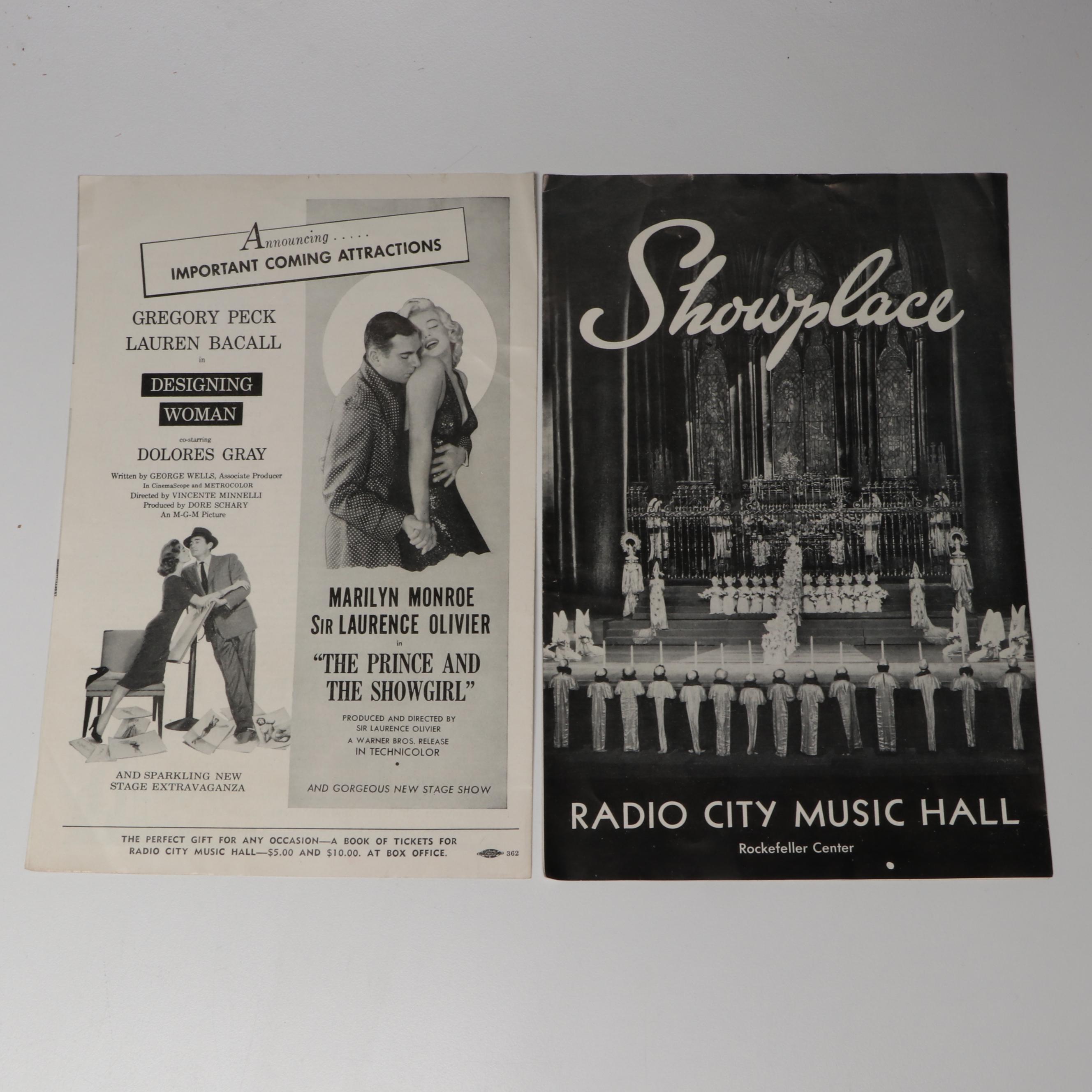 Audrey Hepburn "Funny Face" Show Program with Walt Disney and More Ephemera