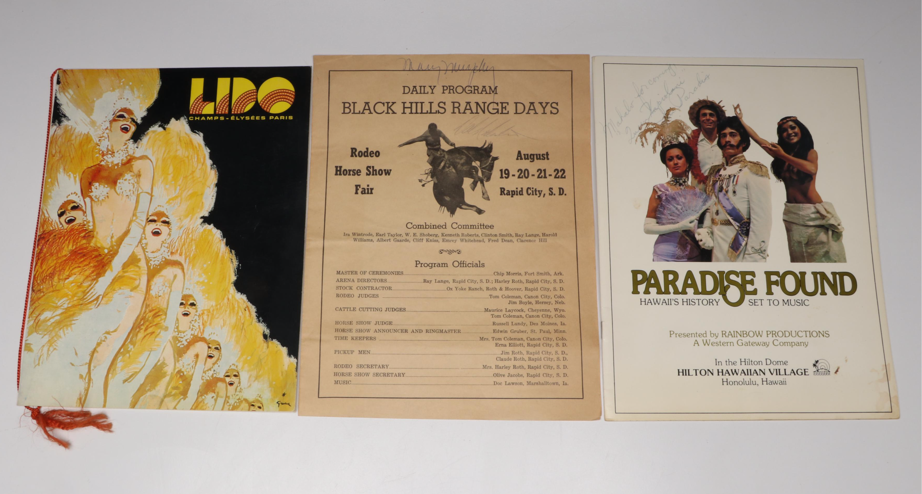 Audrey Hepburn "Funny Face" Show Program with Walt Disney and More Ephemera