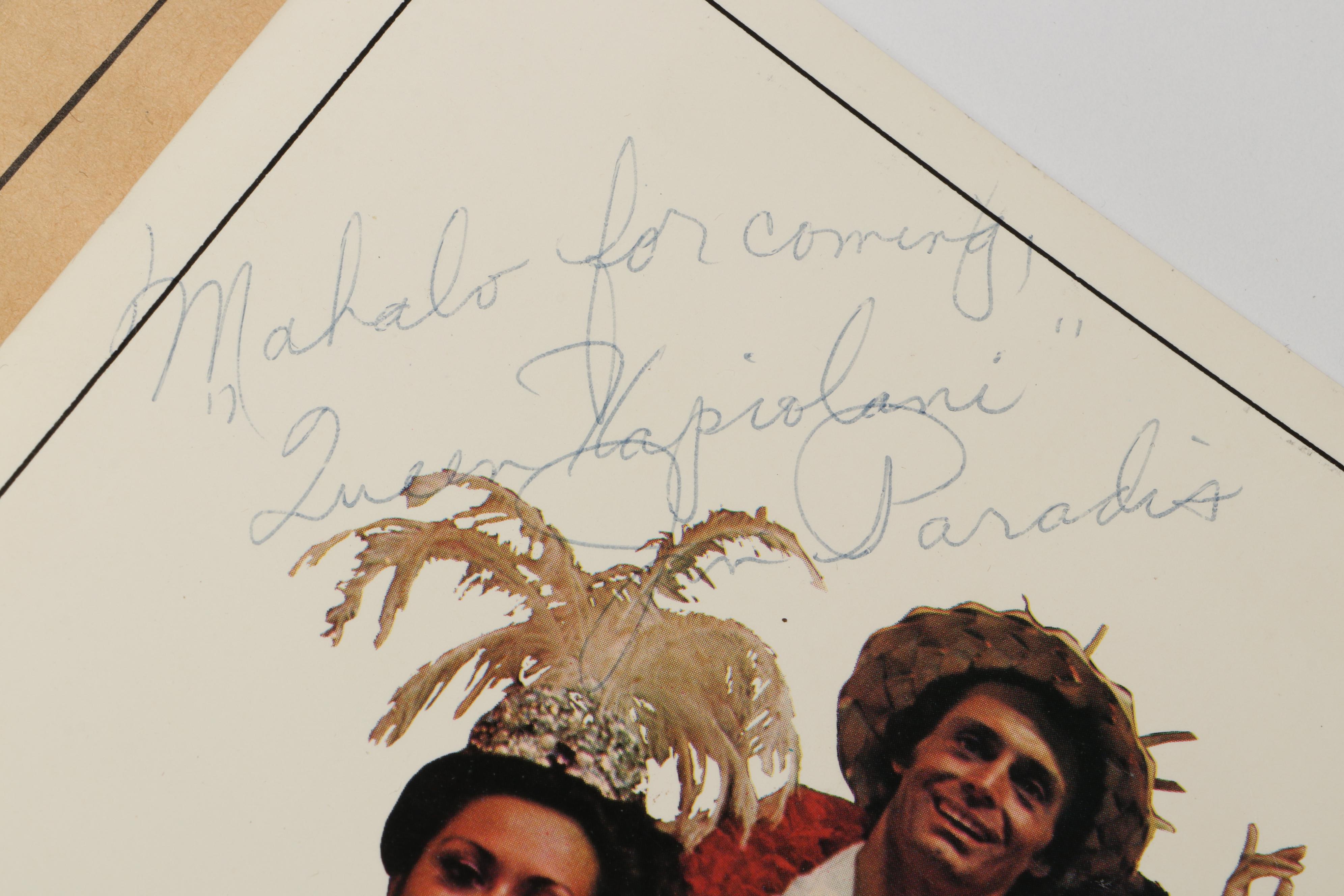 Audrey Hepburn "Funny Face" Show Program with Walt Disney and More Ephemera