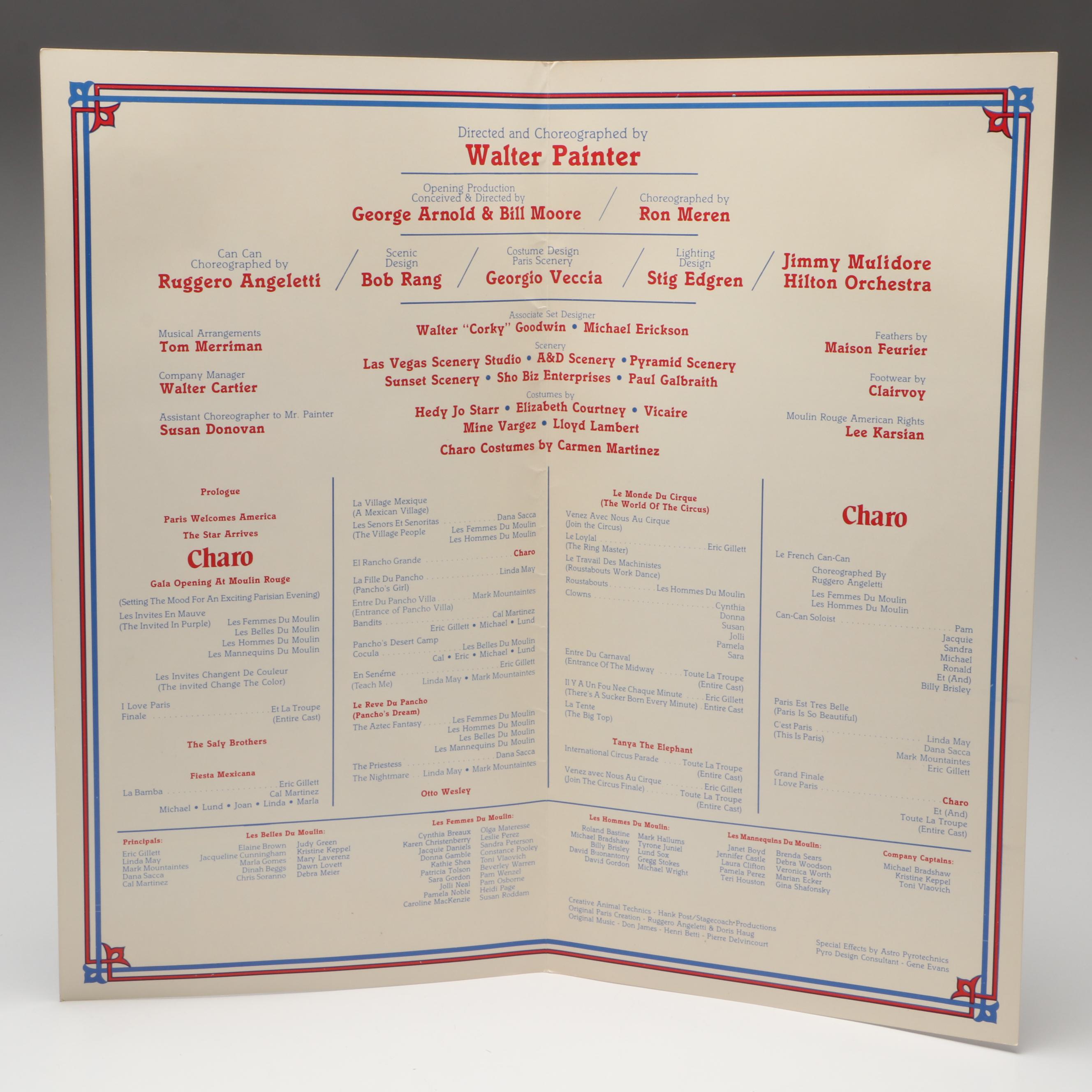 Audrey Hepburn "Funny Face" Show Program with Walt Disney and More Ephemera