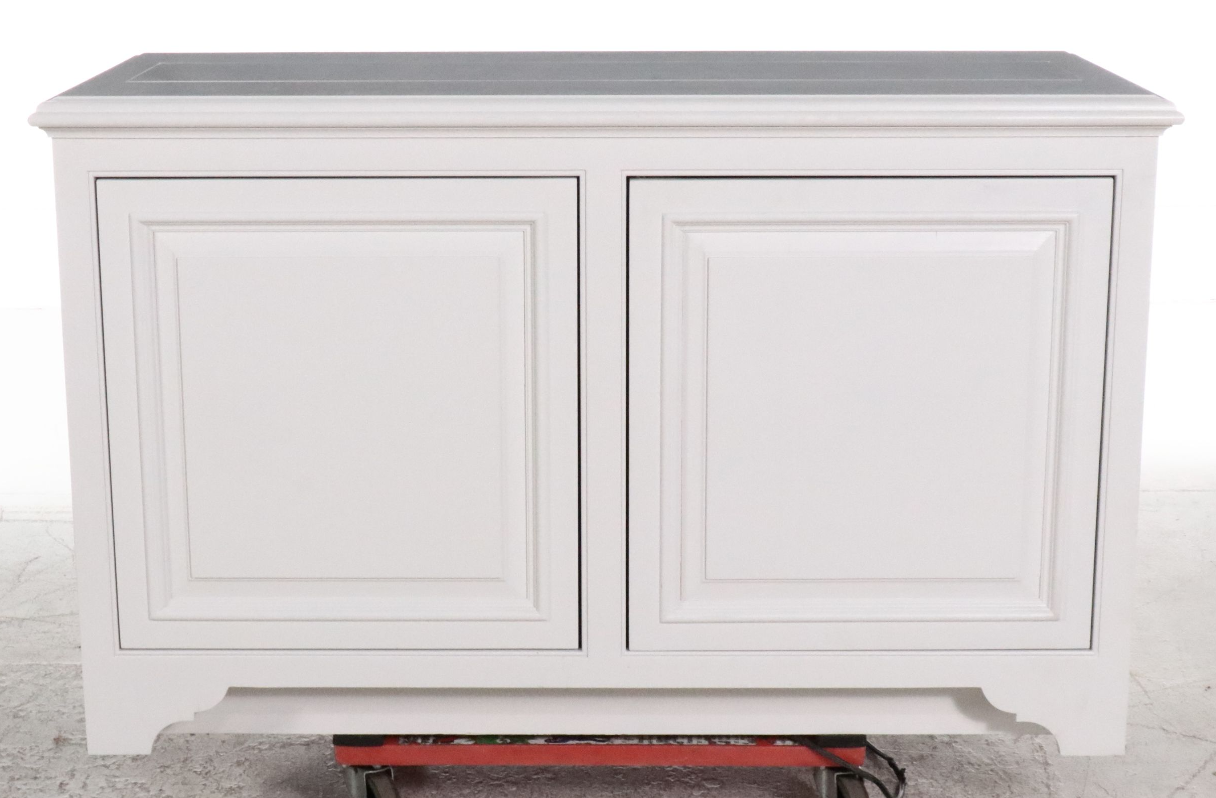 Sony A90j Bravia XR Oled 4K Smart TV in Nexus White Painted Wood Media Cabinet