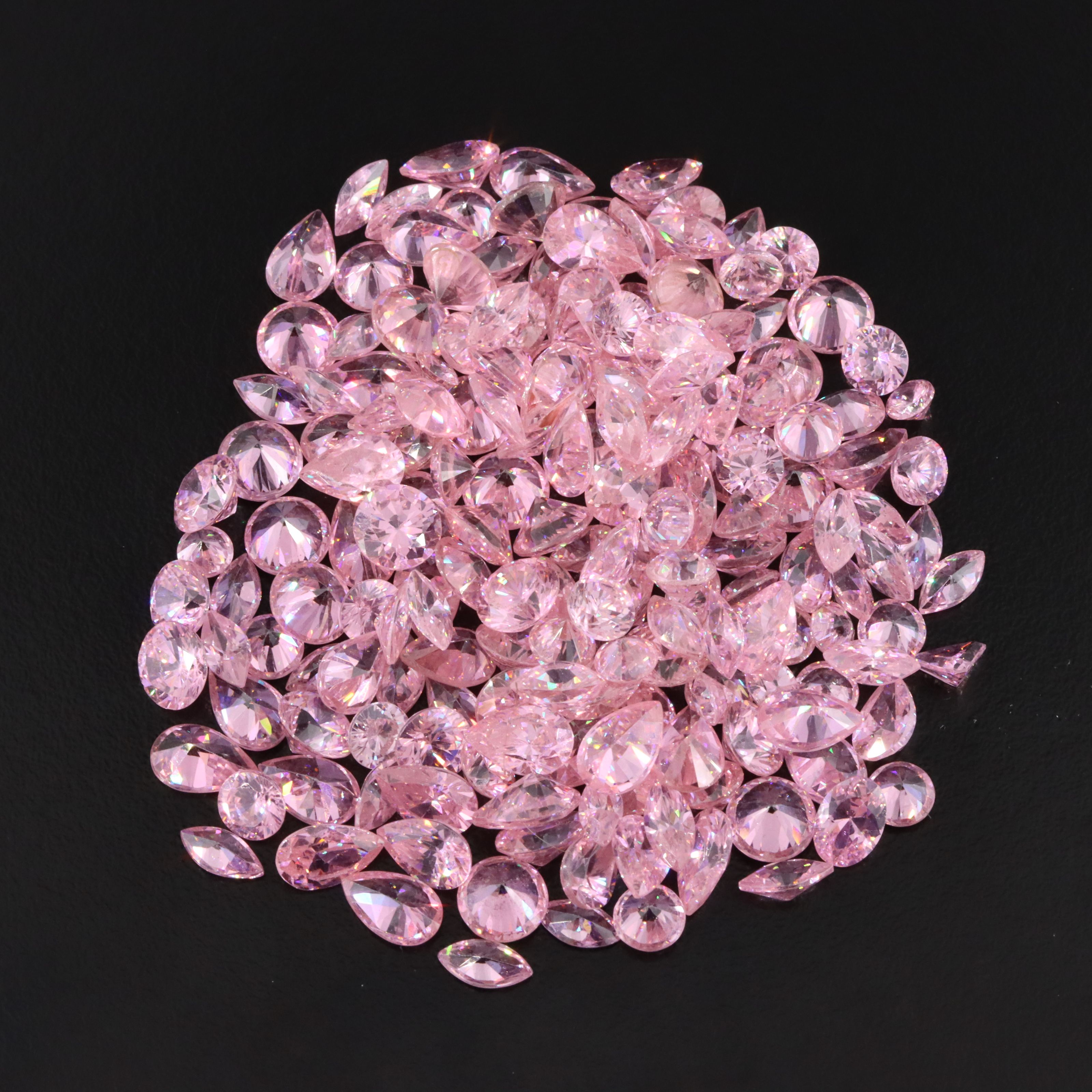 Loose 229.60 CTW Pink CZ Lot