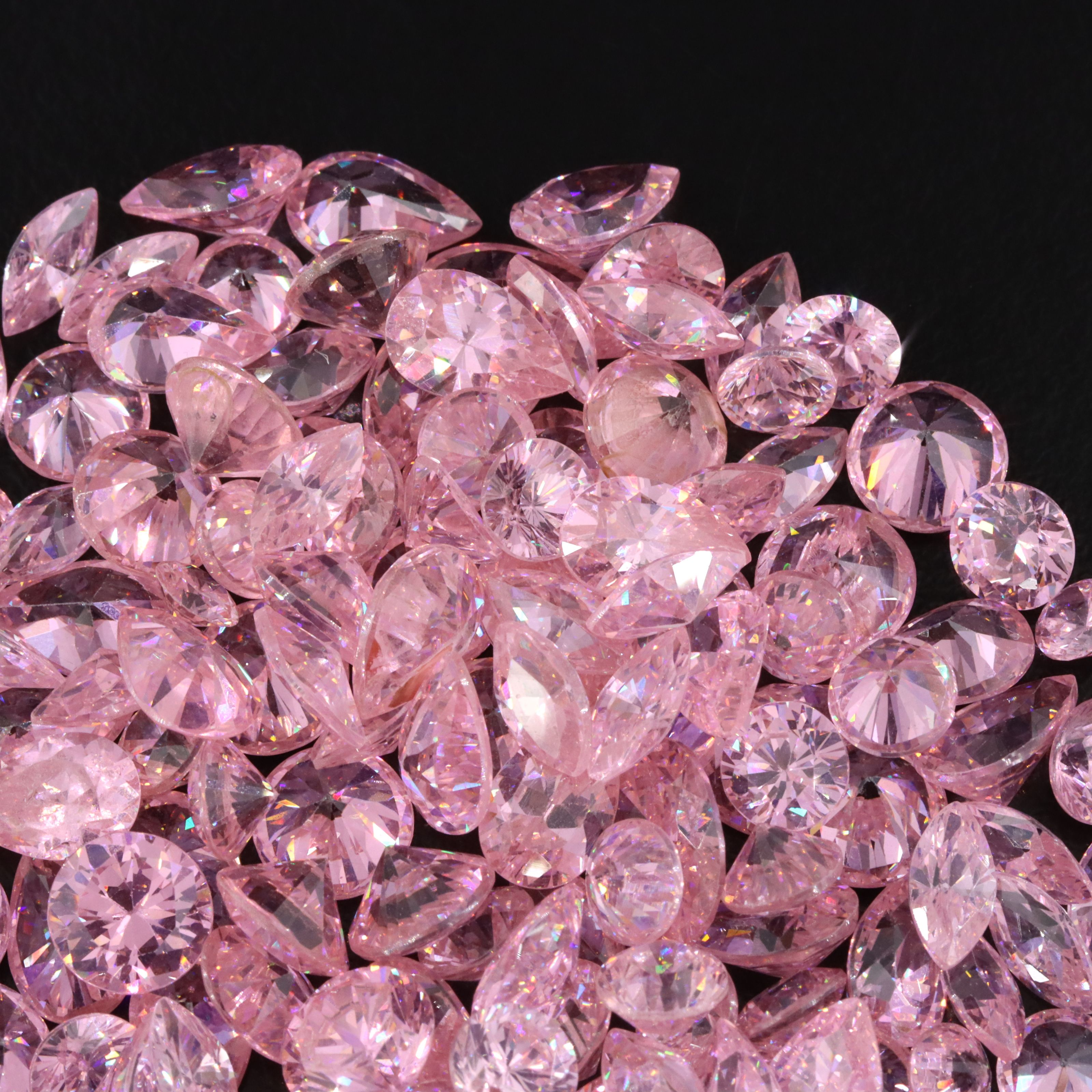 Loose 229.60 CTW Pink CZ Lot