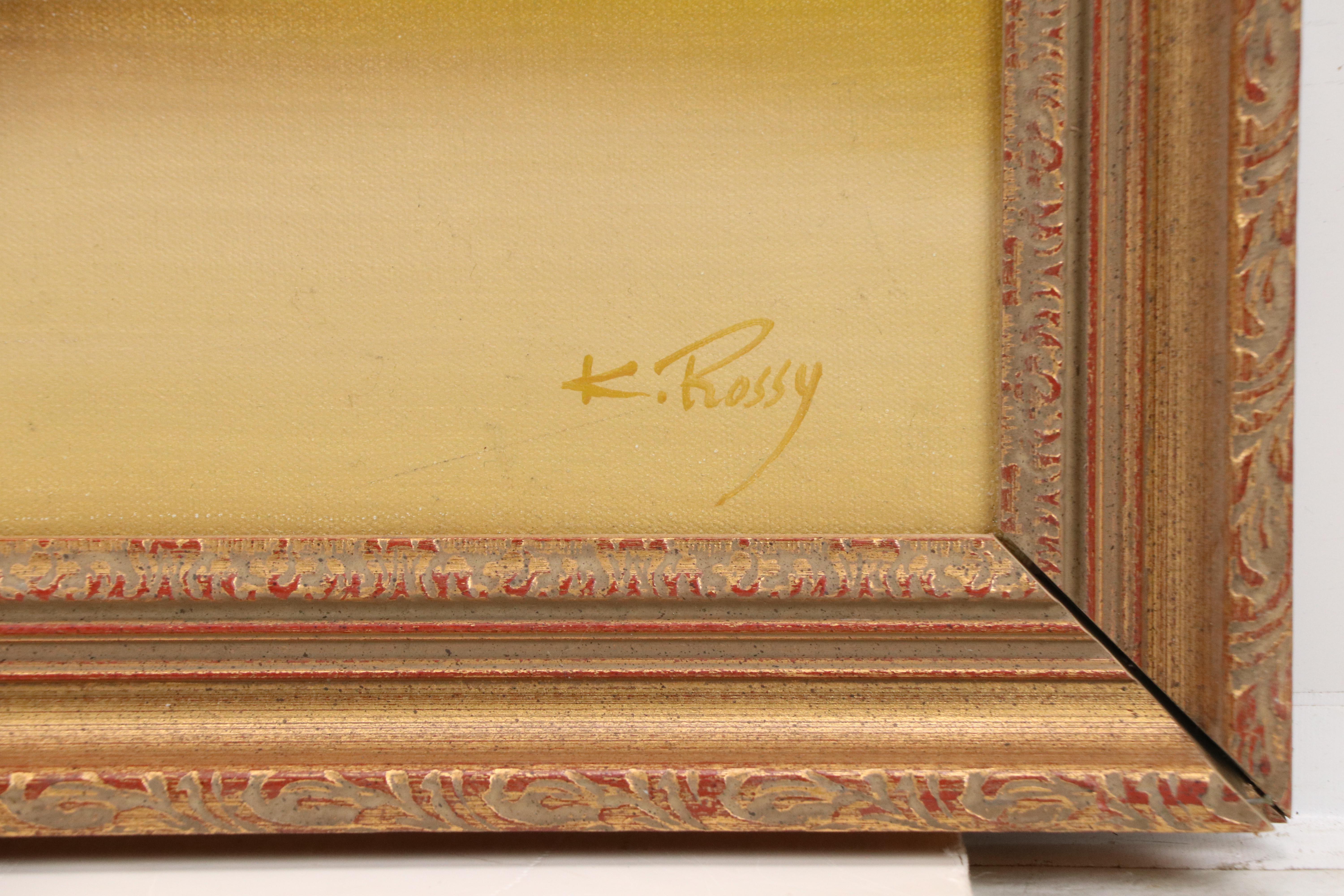 Floral Still Life Oil Painting, Circa 1986