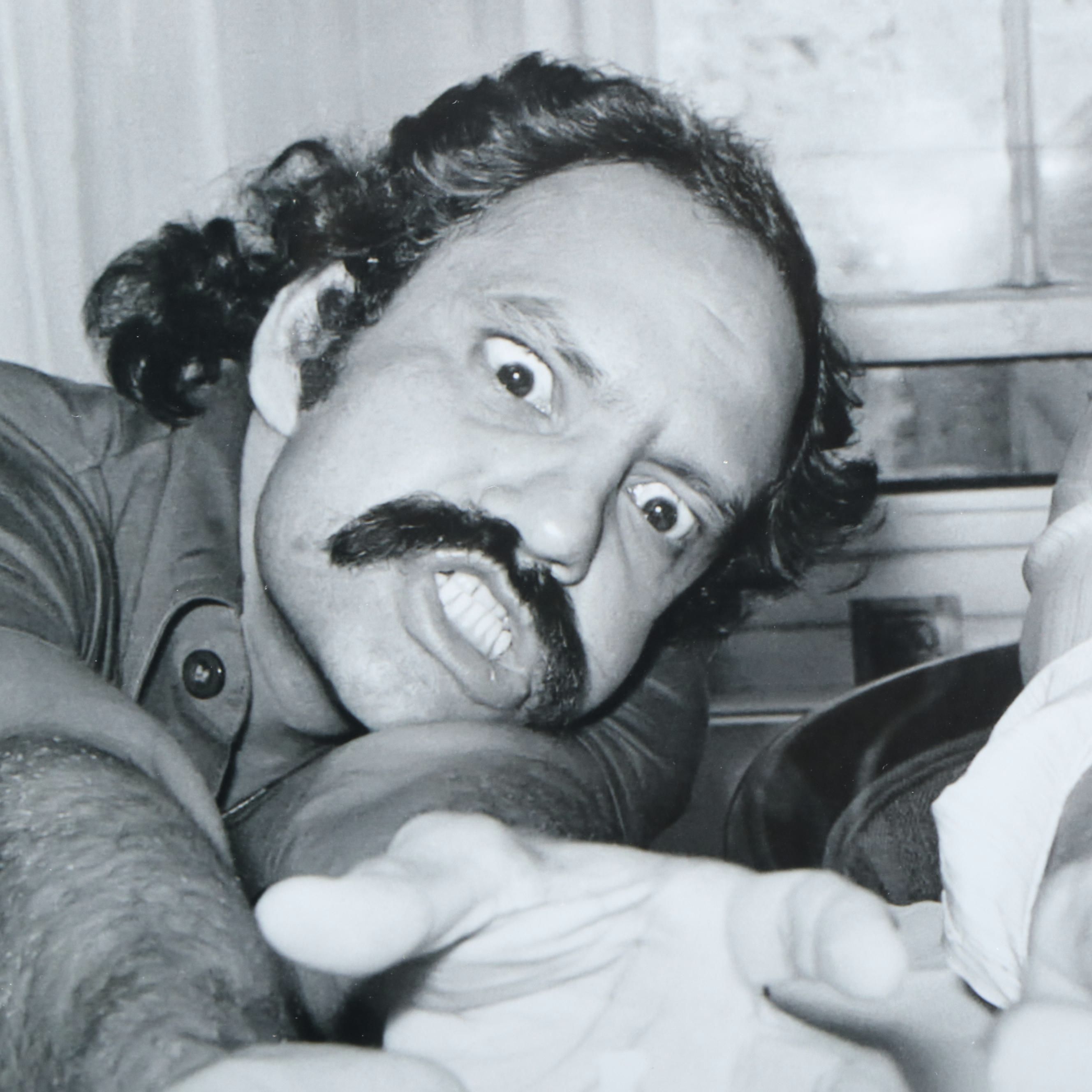 Tommy Chong Signed “Cheech and Chong” Print in Matted Frame, JSA