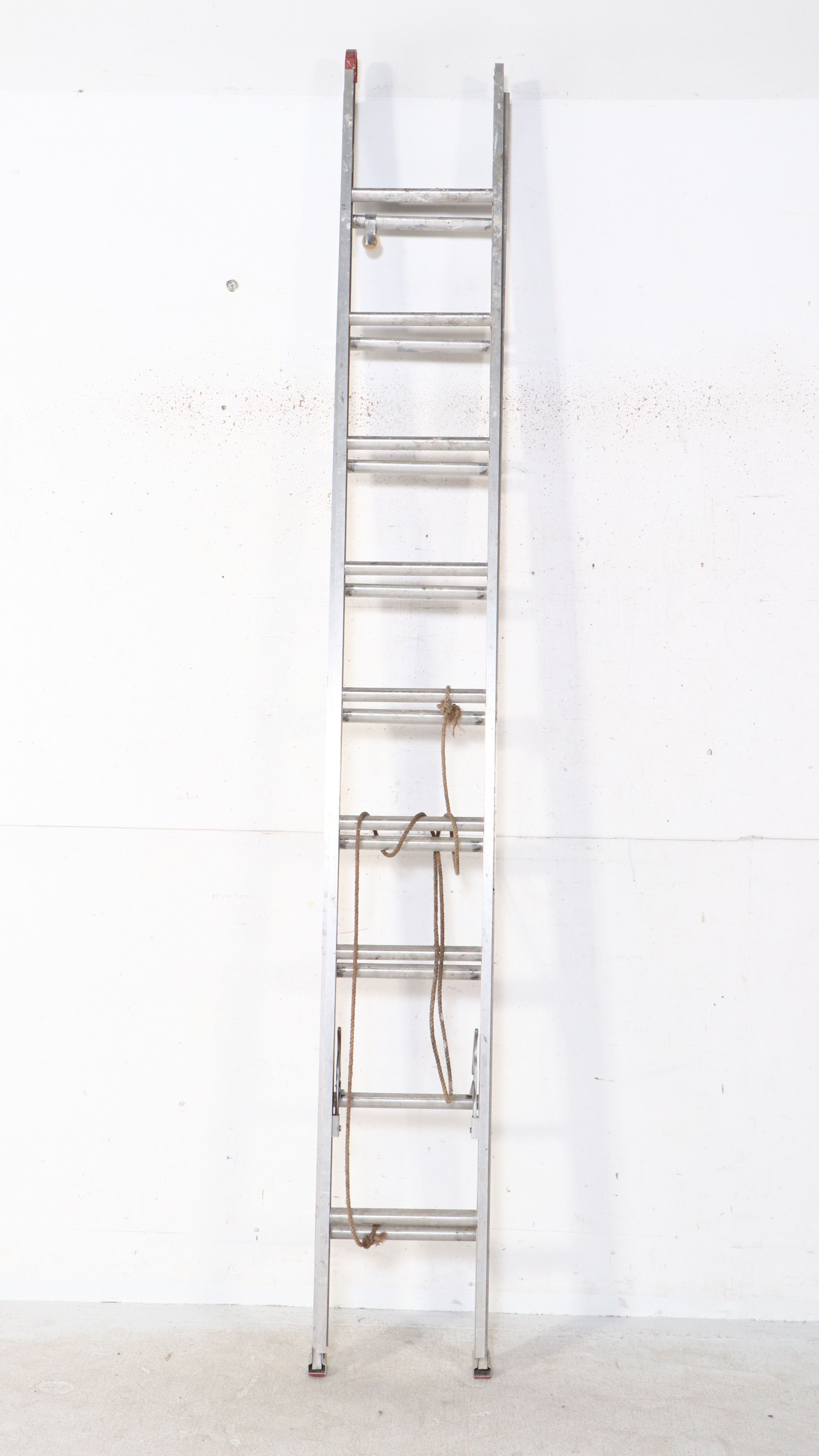Aluminum Extension Ladder and Wood Step Ladder
