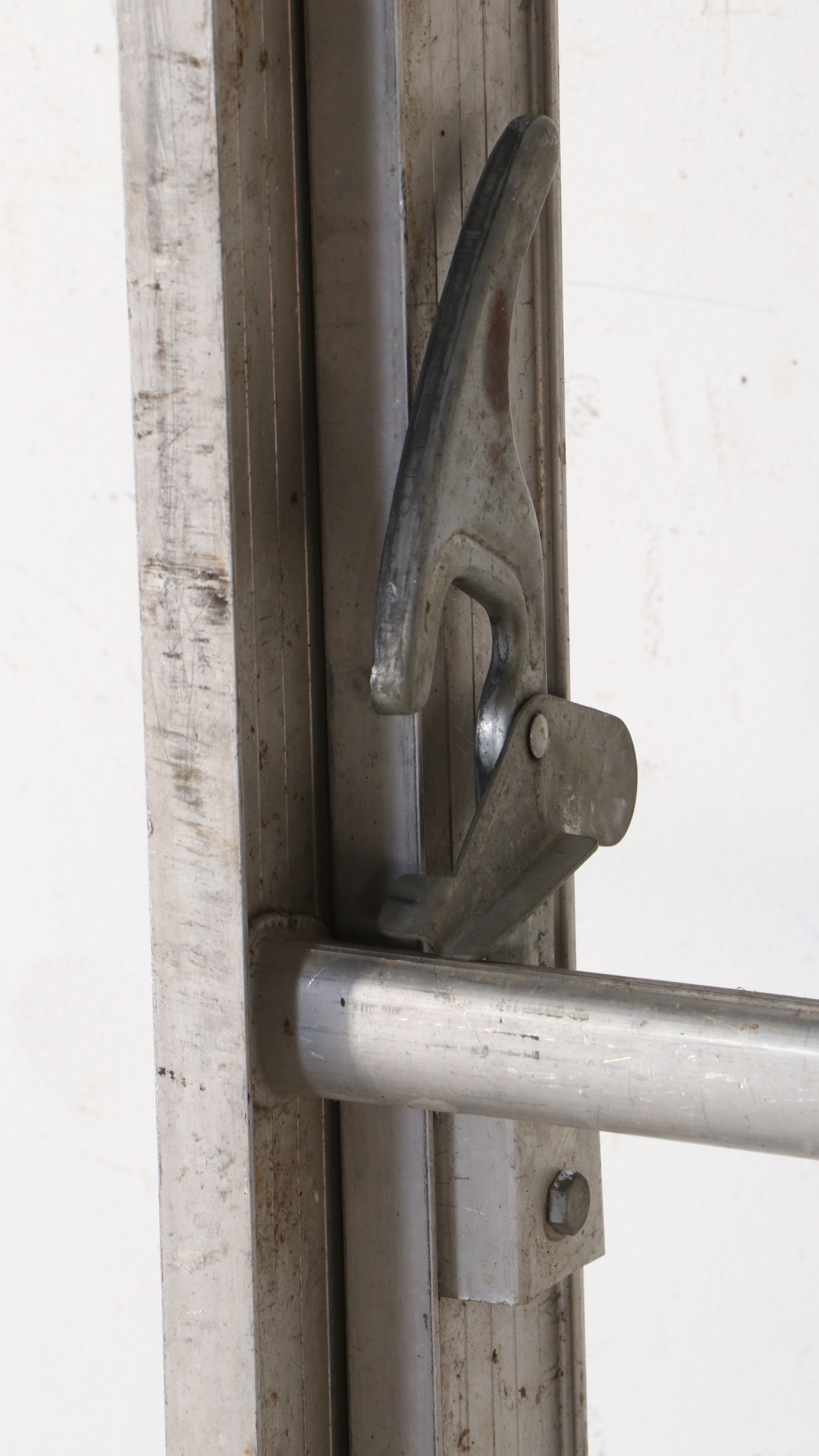 Aluminum Extension Ladder and Wood Step Ladder