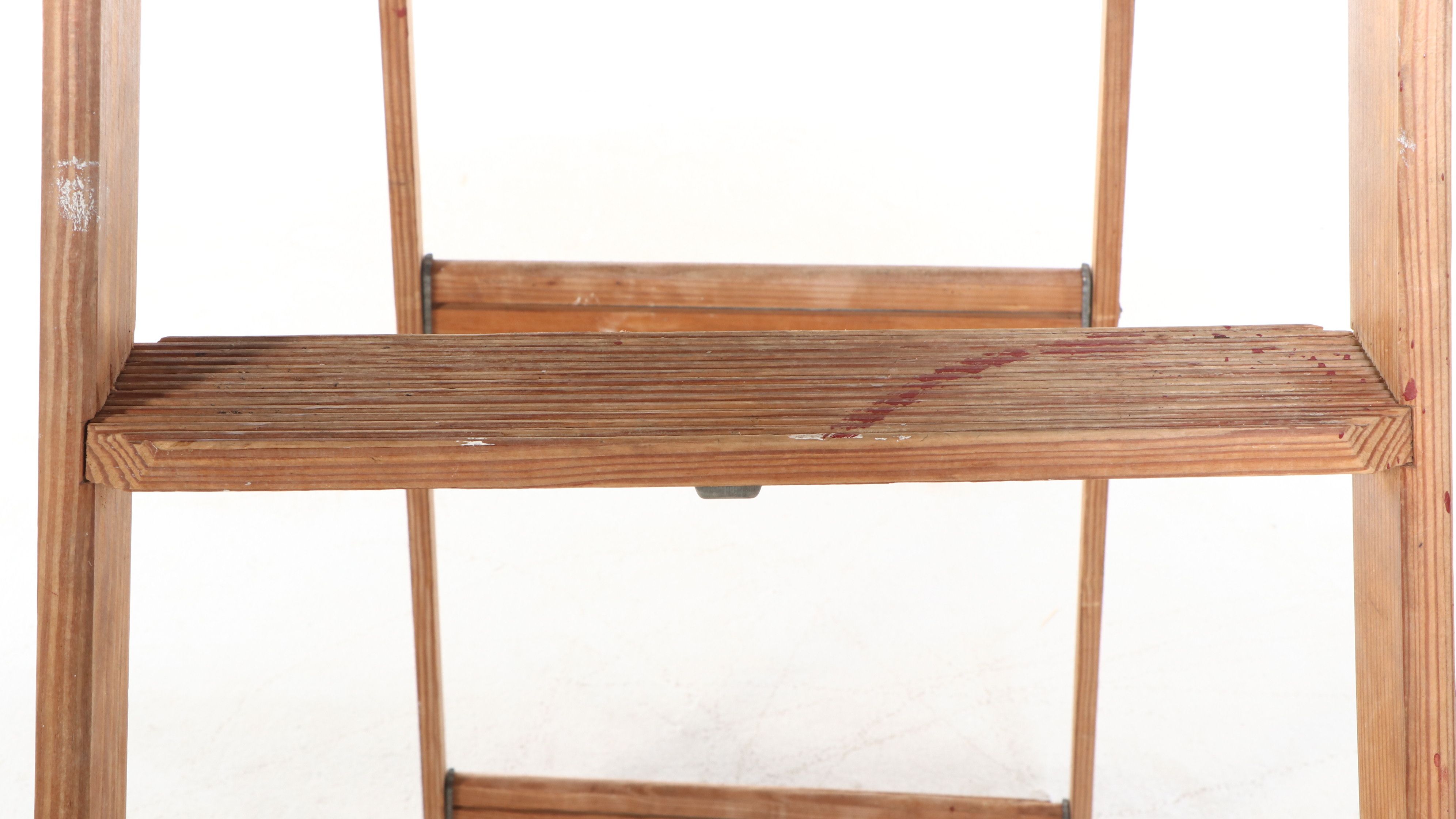 Aluminum Extension Ladder and Wood Step Ladder