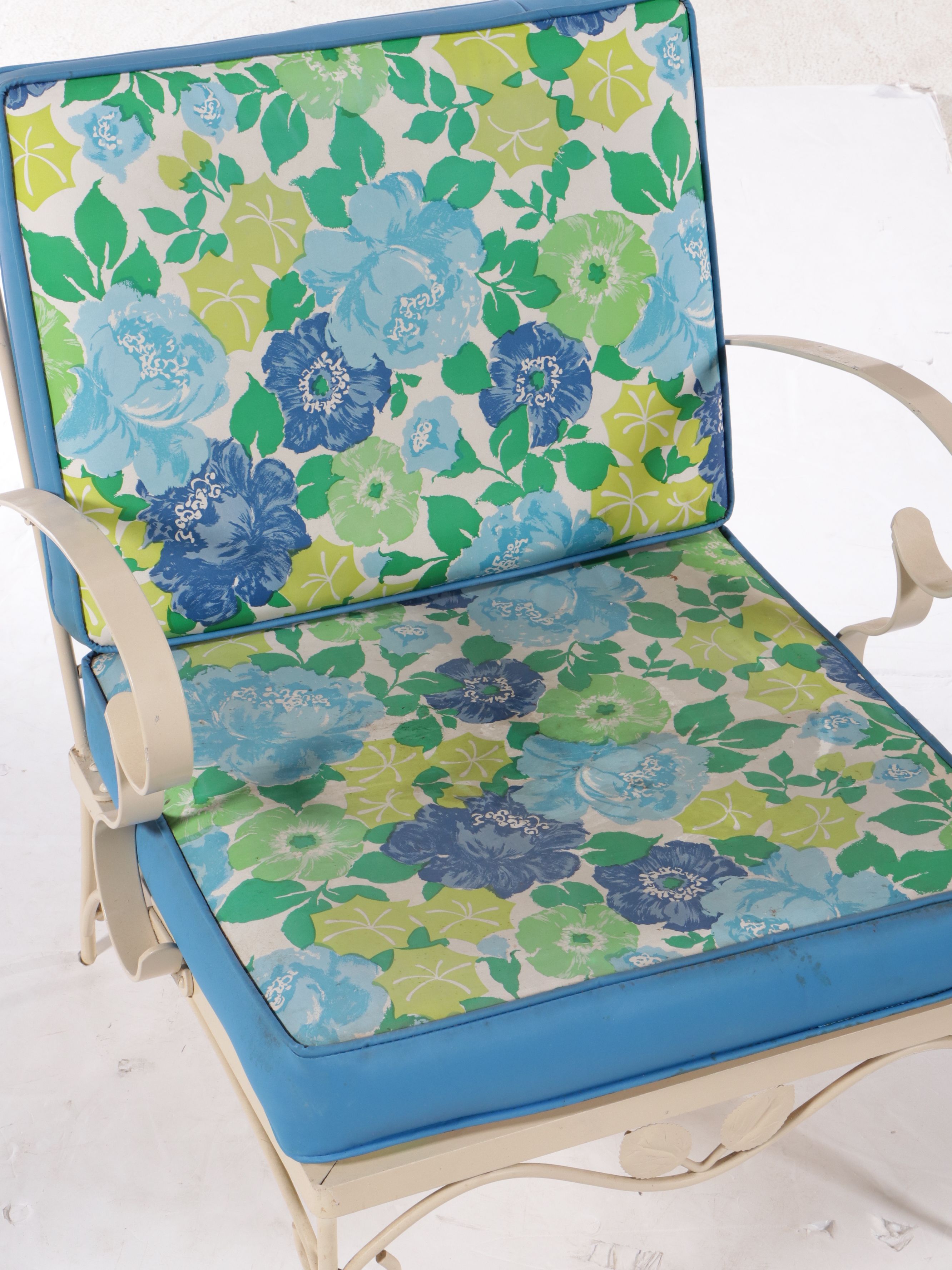 Ivy Terrace Inc. Wrought Iron Patio Furniture, Mid-20th Century