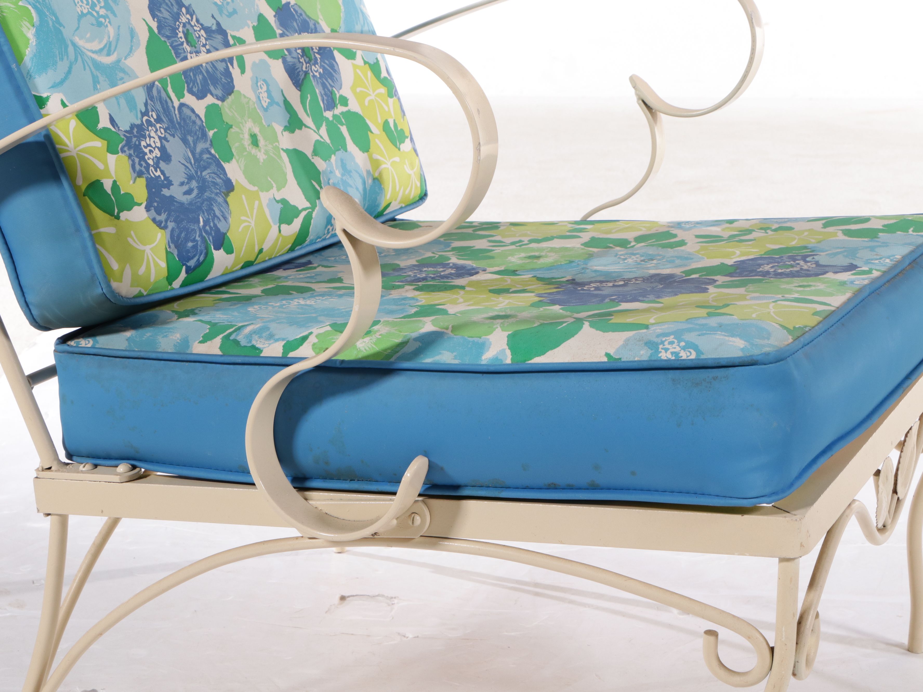 Ivy Terrace Inc. Wrought Iron Patio Furniture, Mid-20th Century