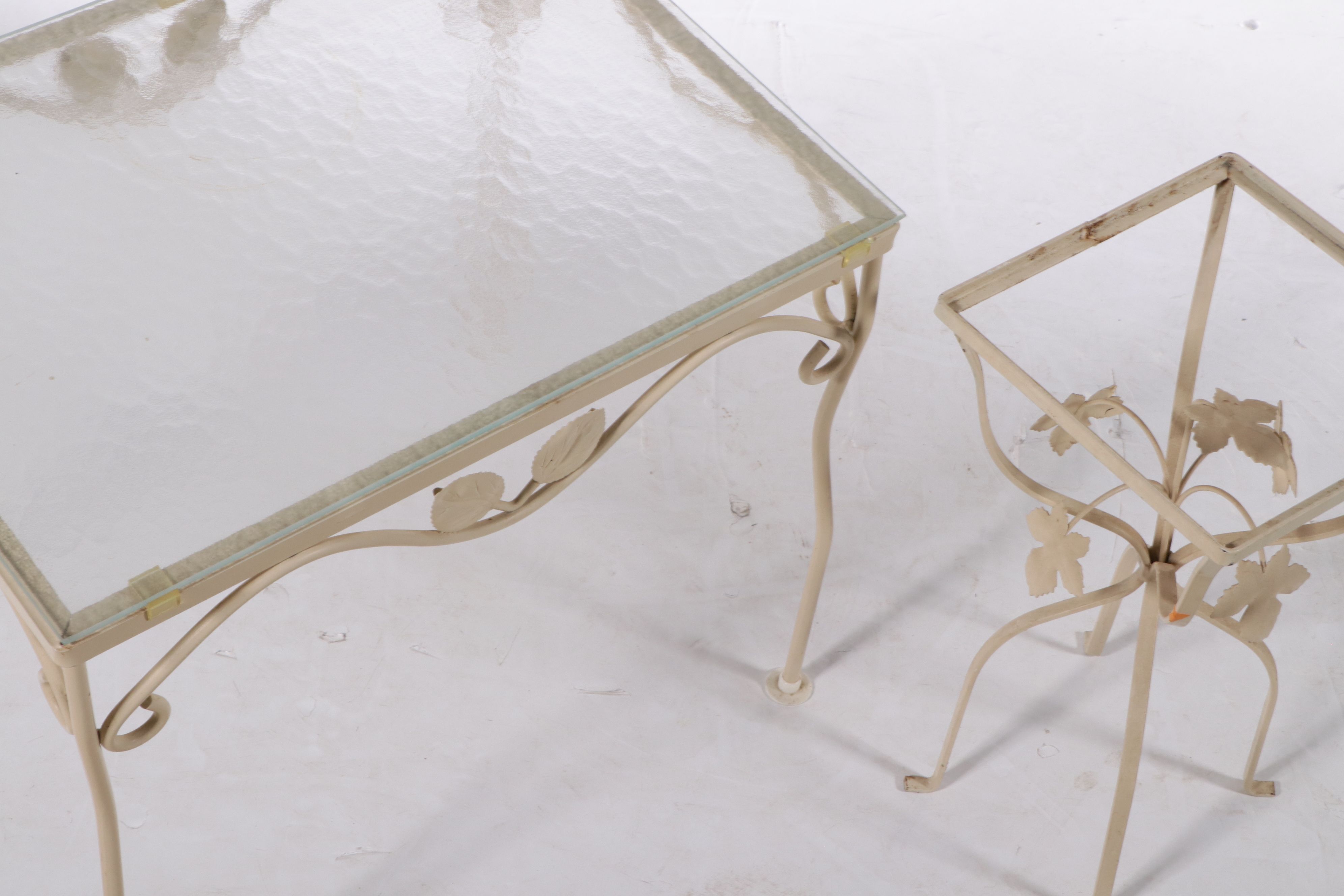 Ivy Terrace Inc. Wrought Iron Patio Furniture, Mid-20th Century