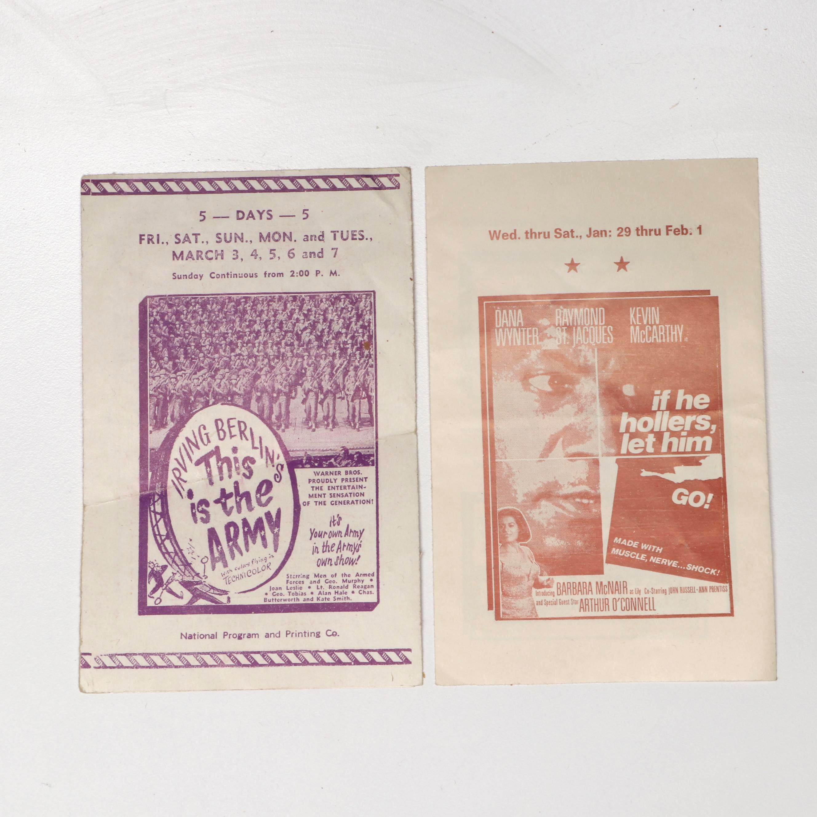 Audrey Hepburn "Funny Face" Show Program with Walt Disney and More Ephemera