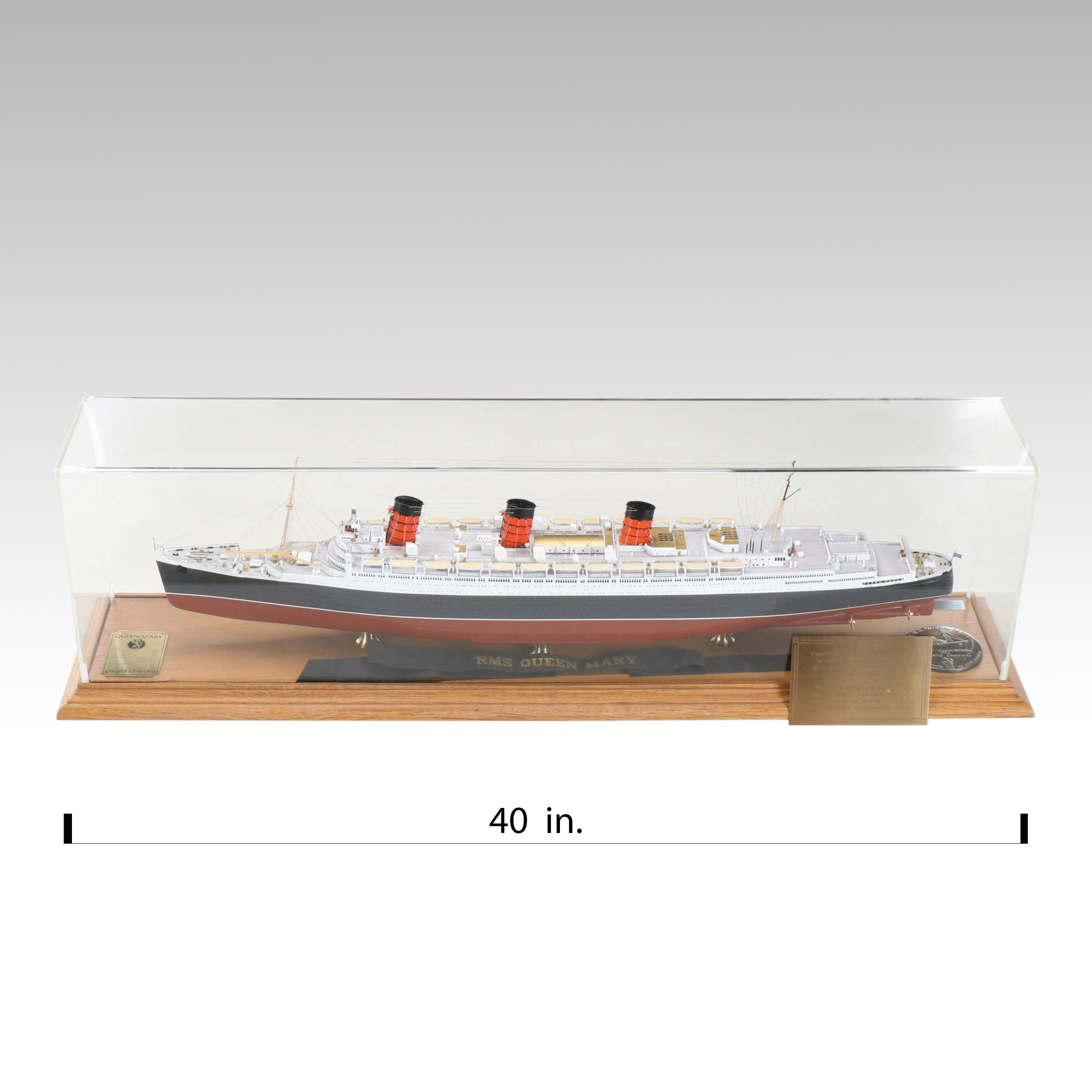 Maritime Replicas "R.M.S. Queen Mary" 1:350 Scale Model Ship