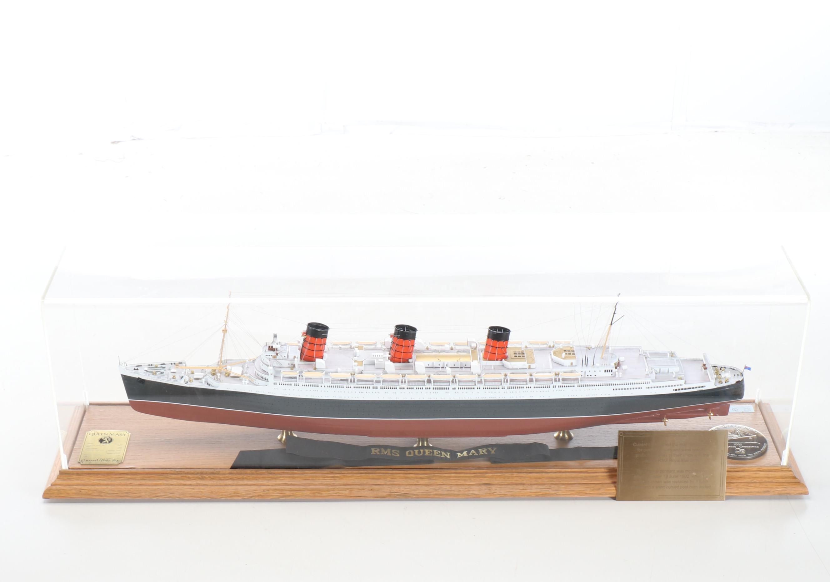 Maritime Replicas "R.M.S. Queen Mary" 1:350 Scale Model Ship