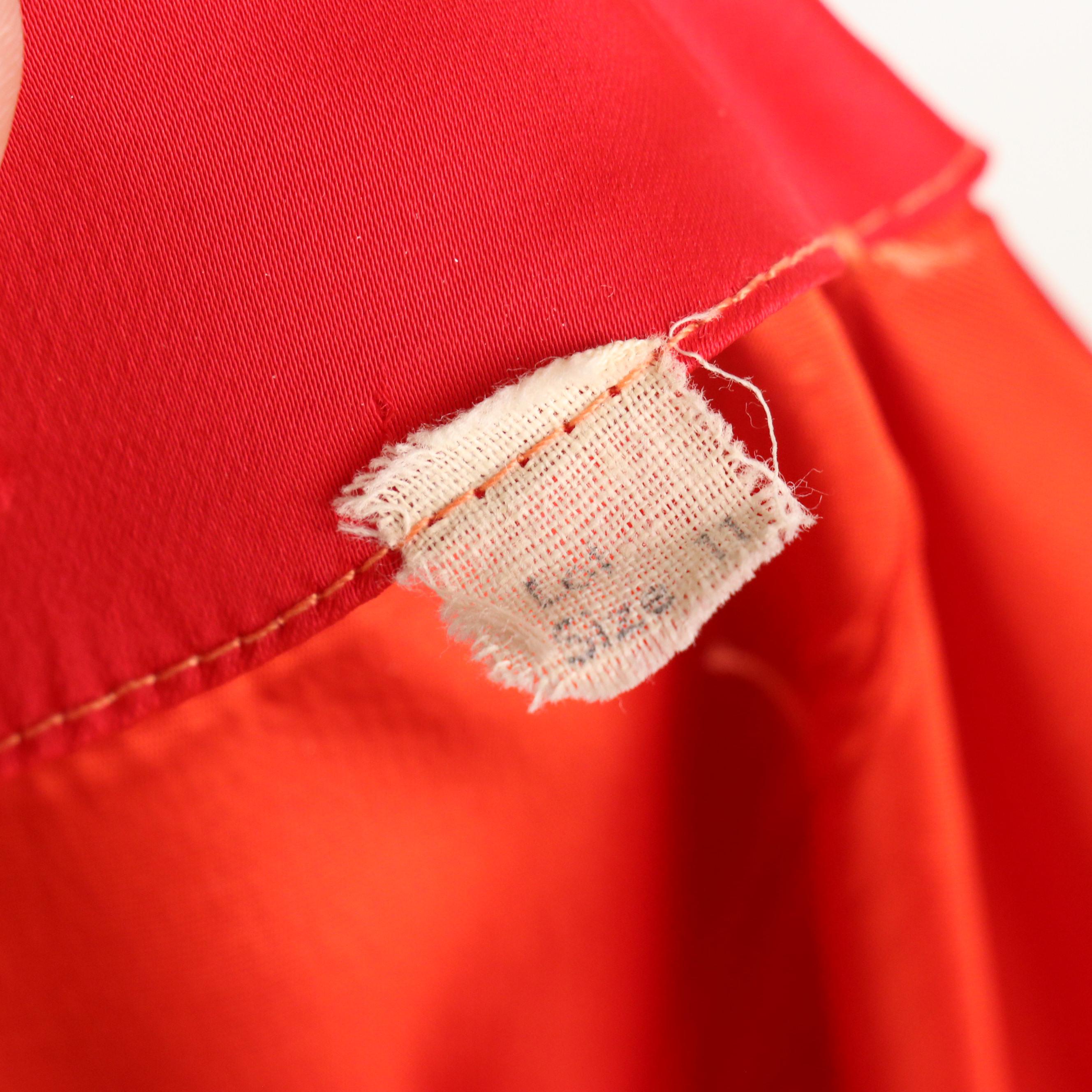 Ethel Allan Vintage Red Wool Coat with Other Tailored Midi Dress