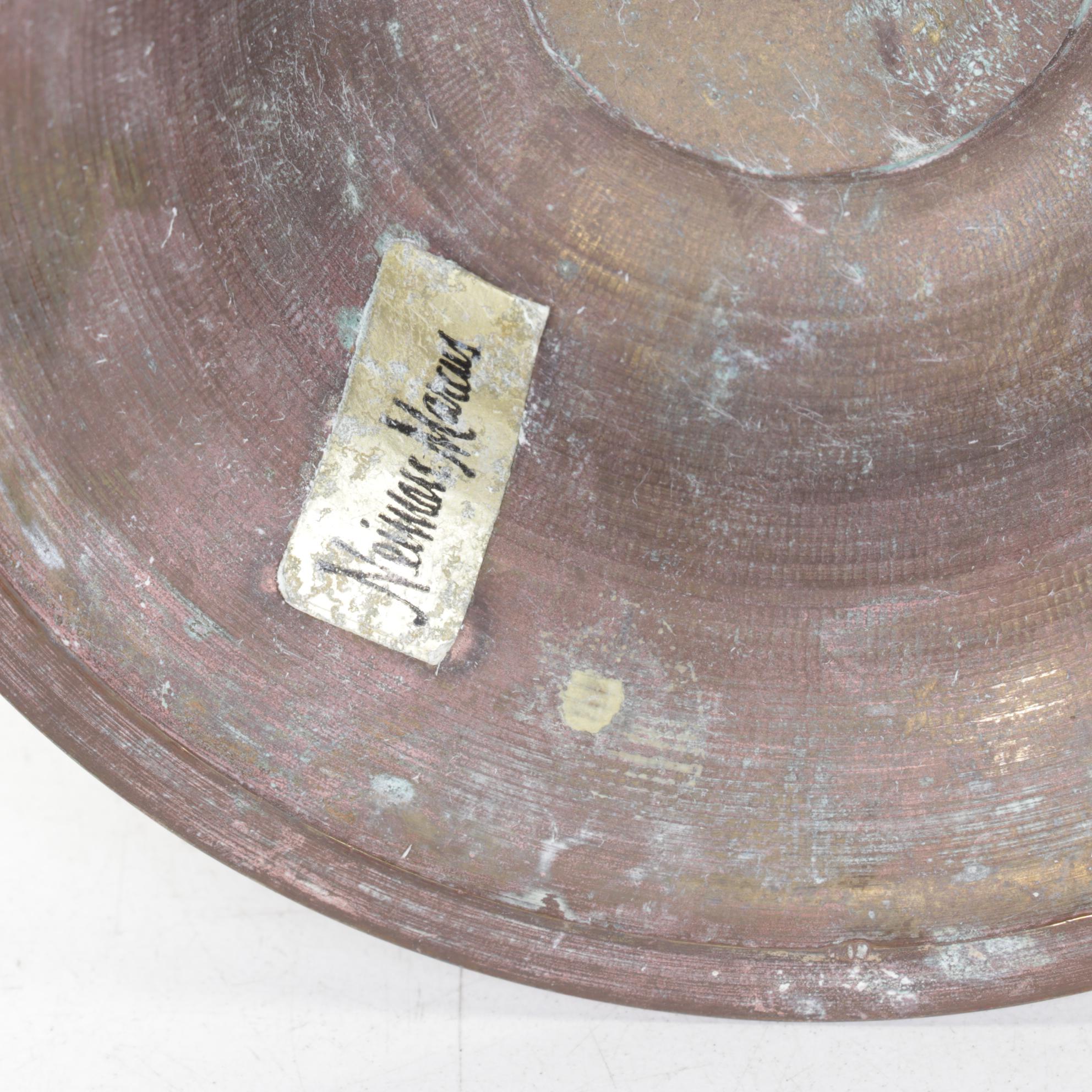 Neiman Marcus Cobalt Enamel Candlestick, Wooden Fife with Brass Caps and More