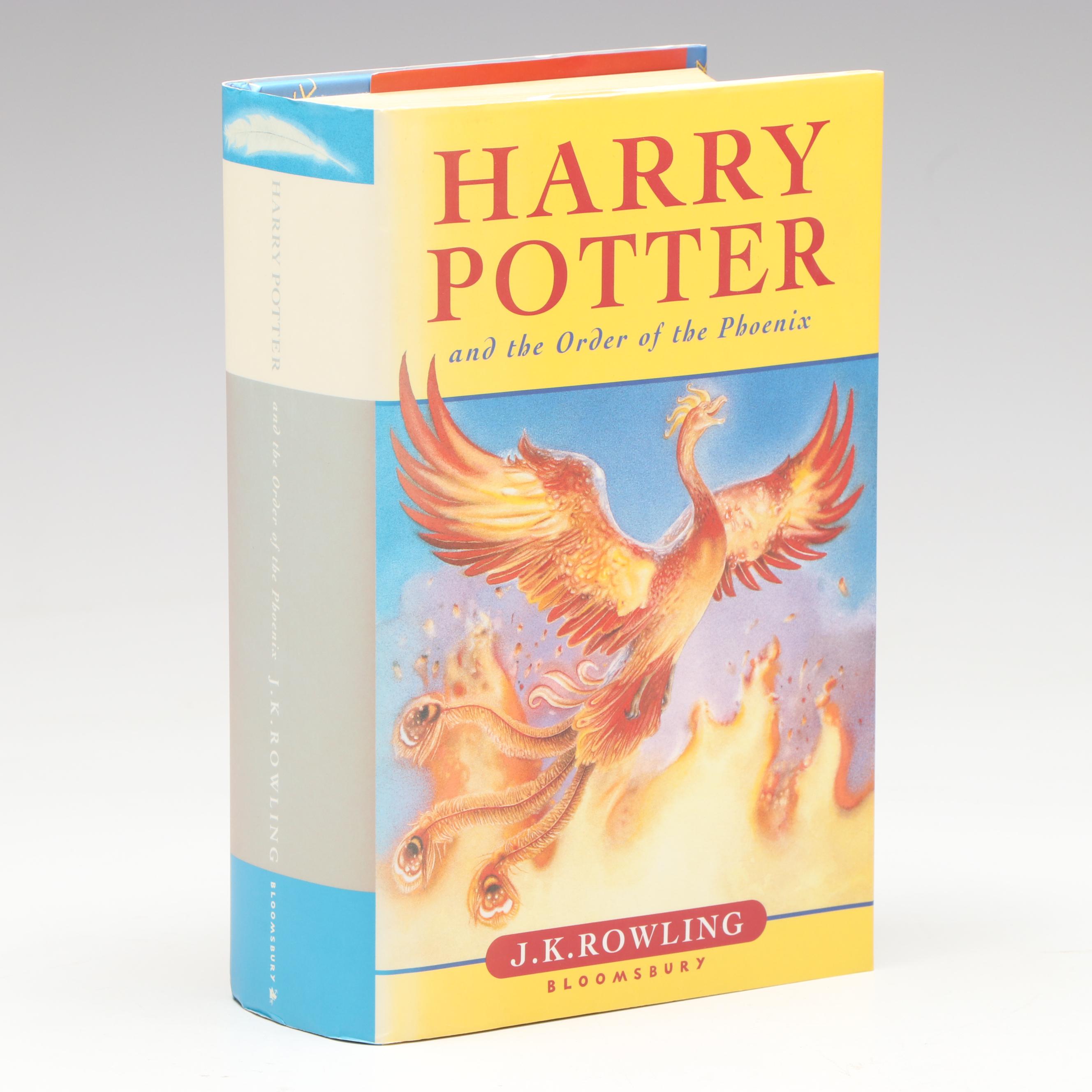 First UK Edition "Harry Potter and the Order of the Phoenix" by J. K. Rowling
