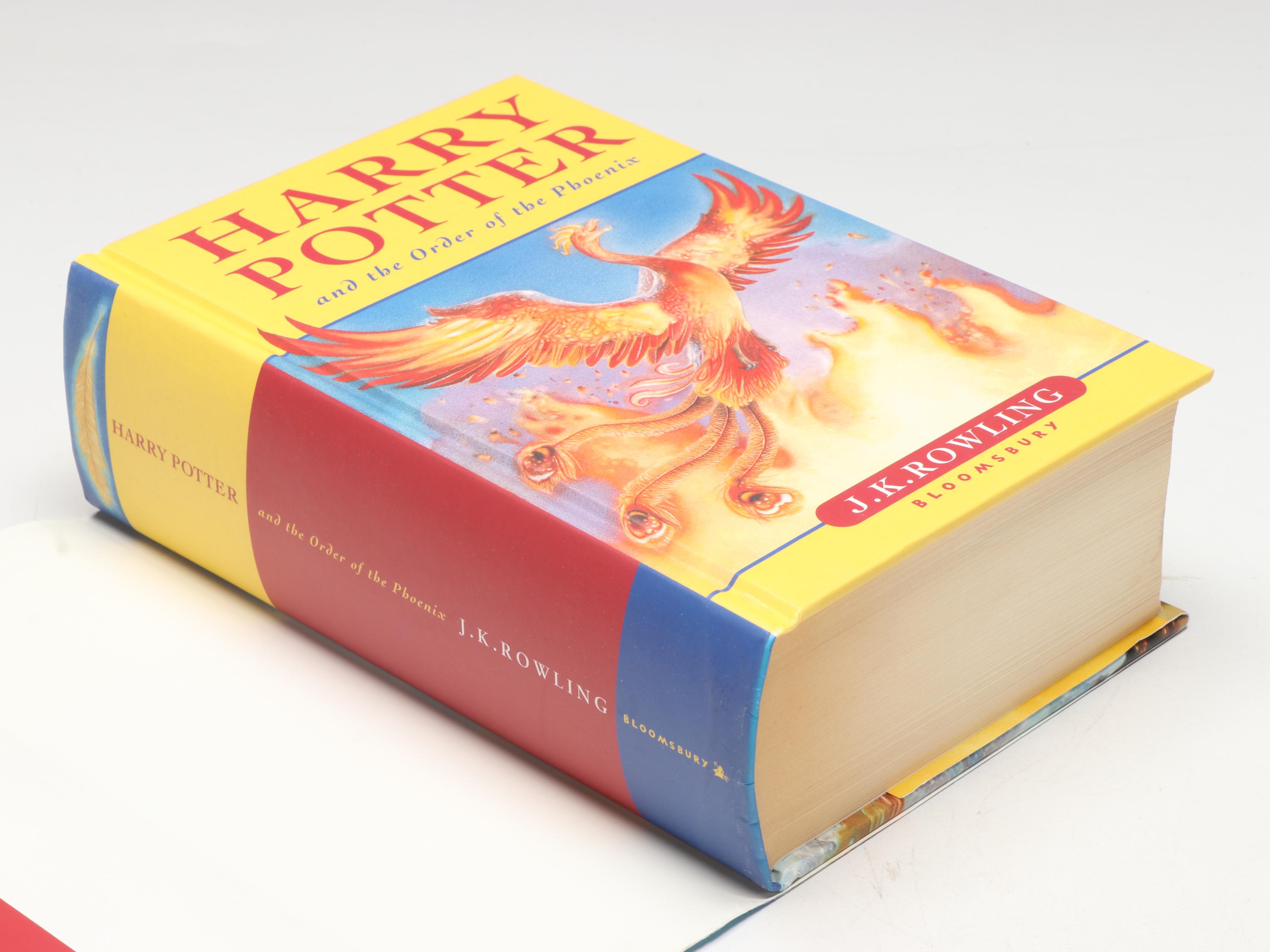 First UK Edition "Harry Potter and the Order of the Phoenix" by J. K. Rowling