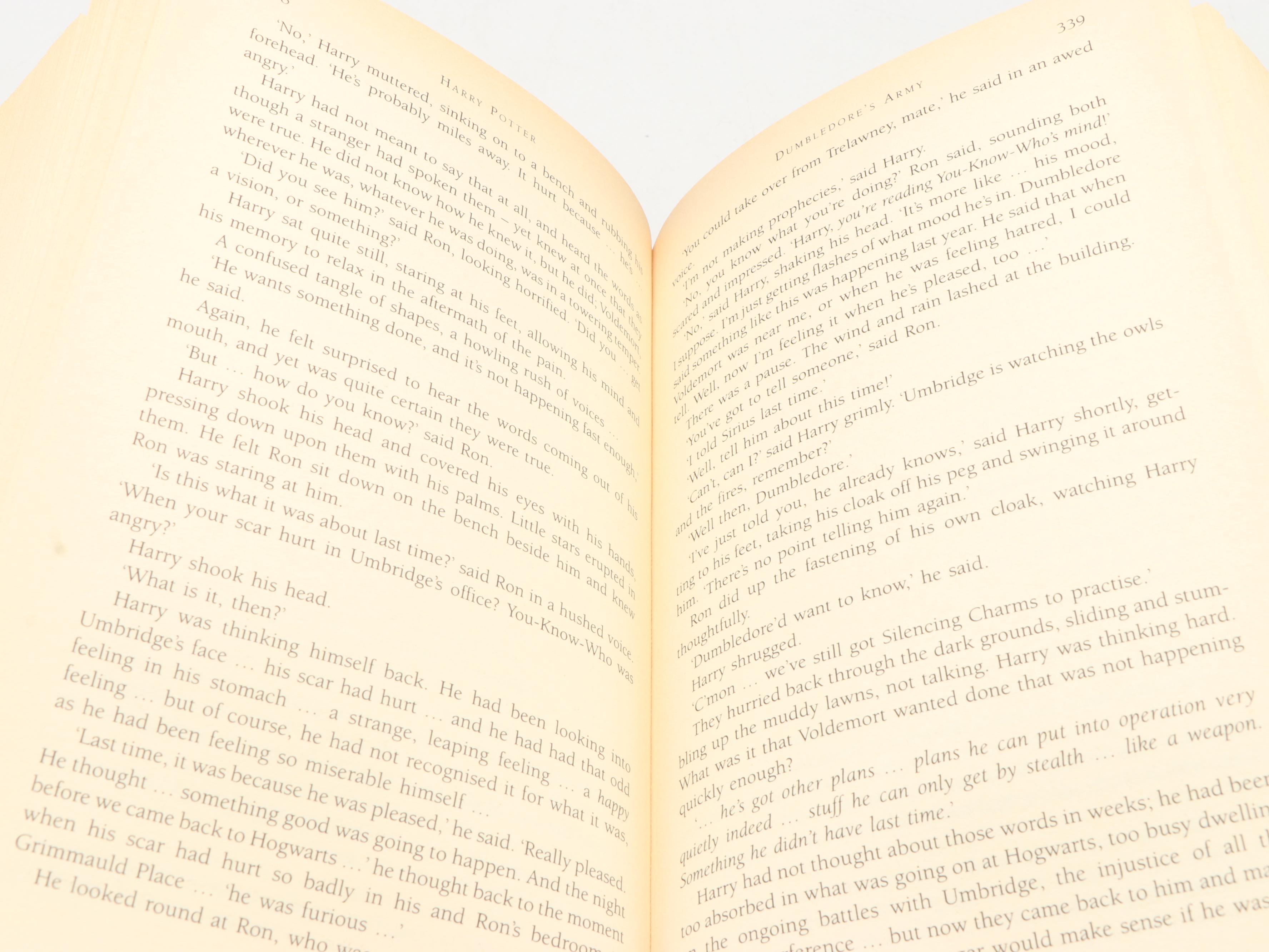 First UK Edition "Harry Potter and the Order of the Phoenix" by J. K. Rowling